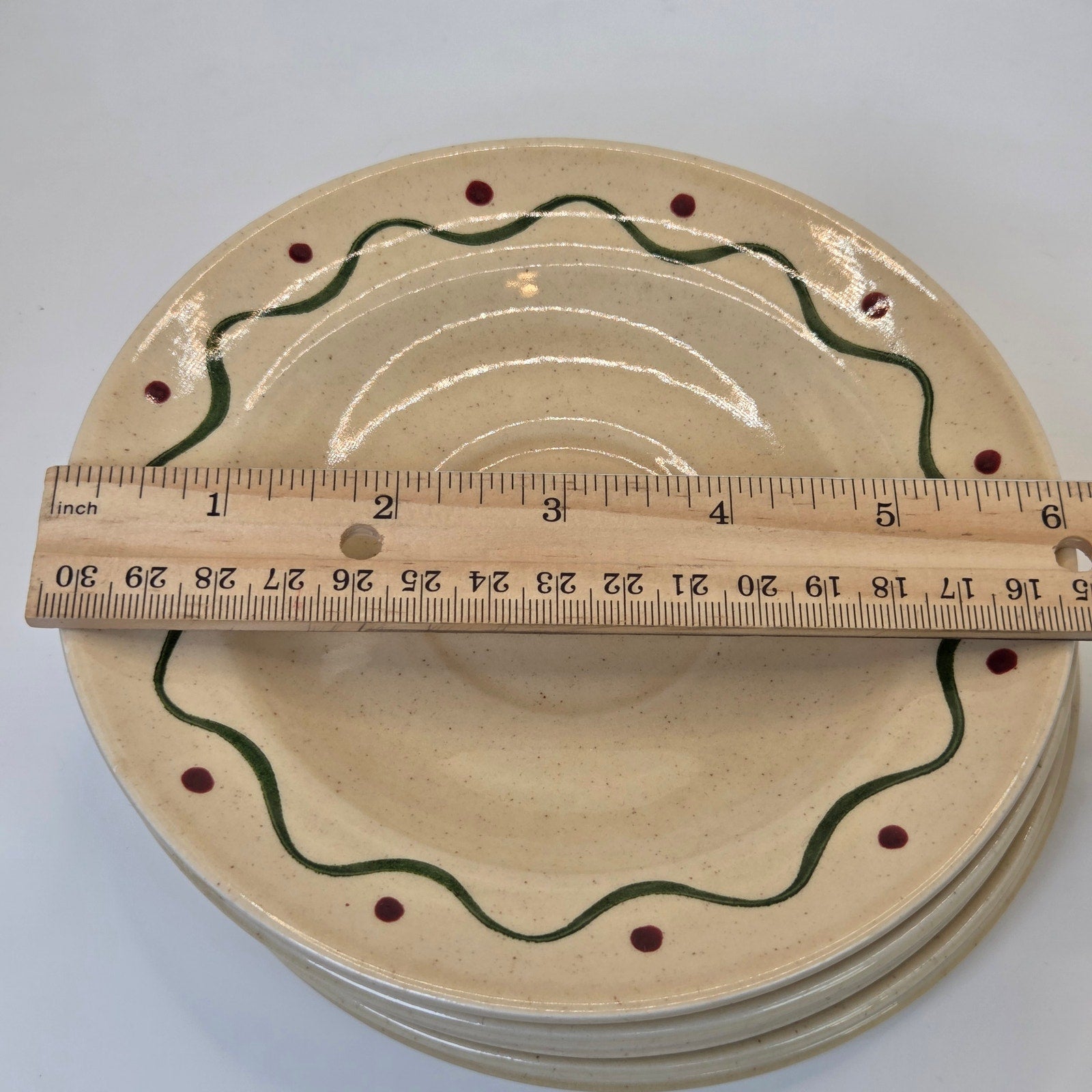 Metlox Poppytrail California Provincial Saucer Plates Set of 6 Vintage
