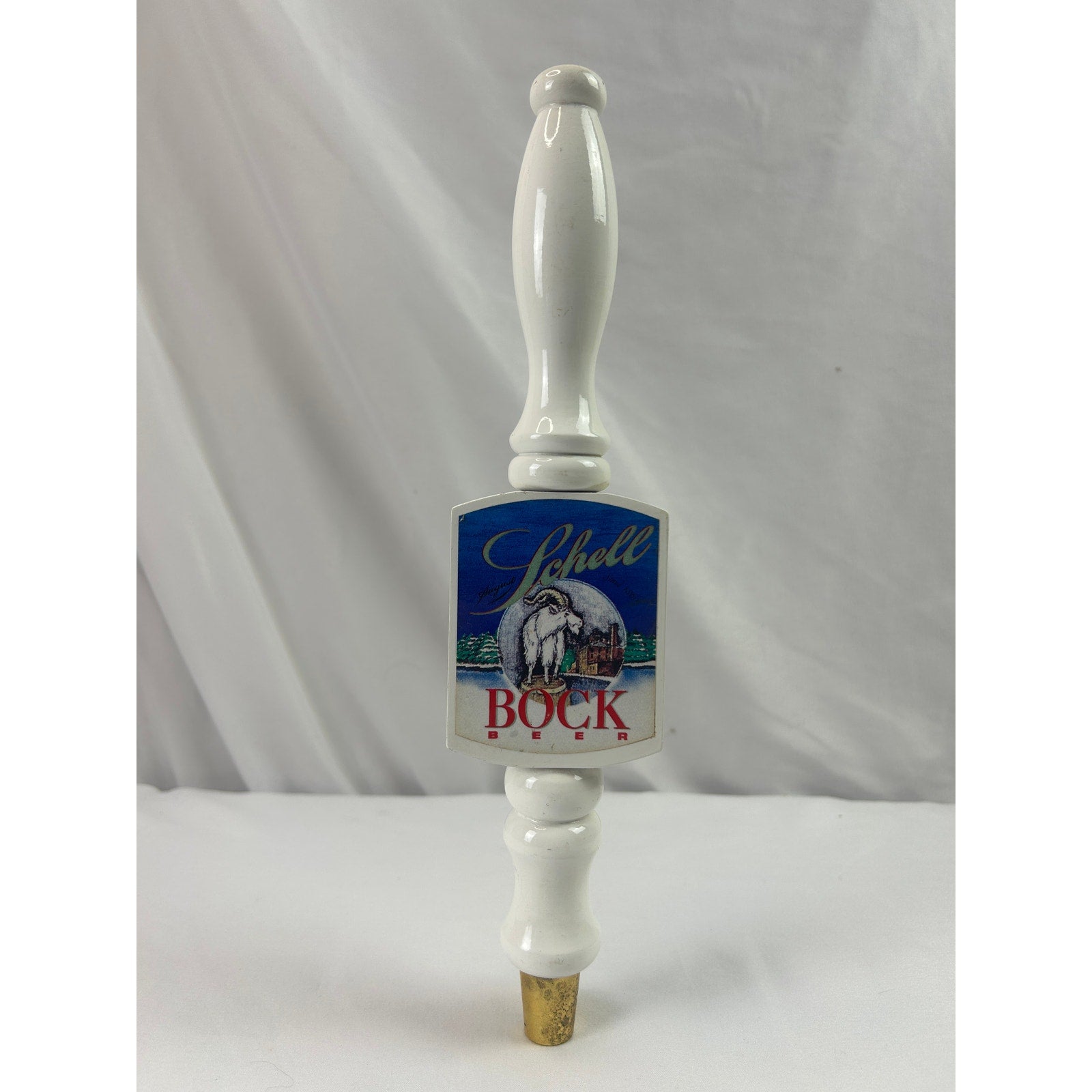 Schell's Bock Beer Tap Handle August Schell Brewery New Ulm MN Goat Vintage