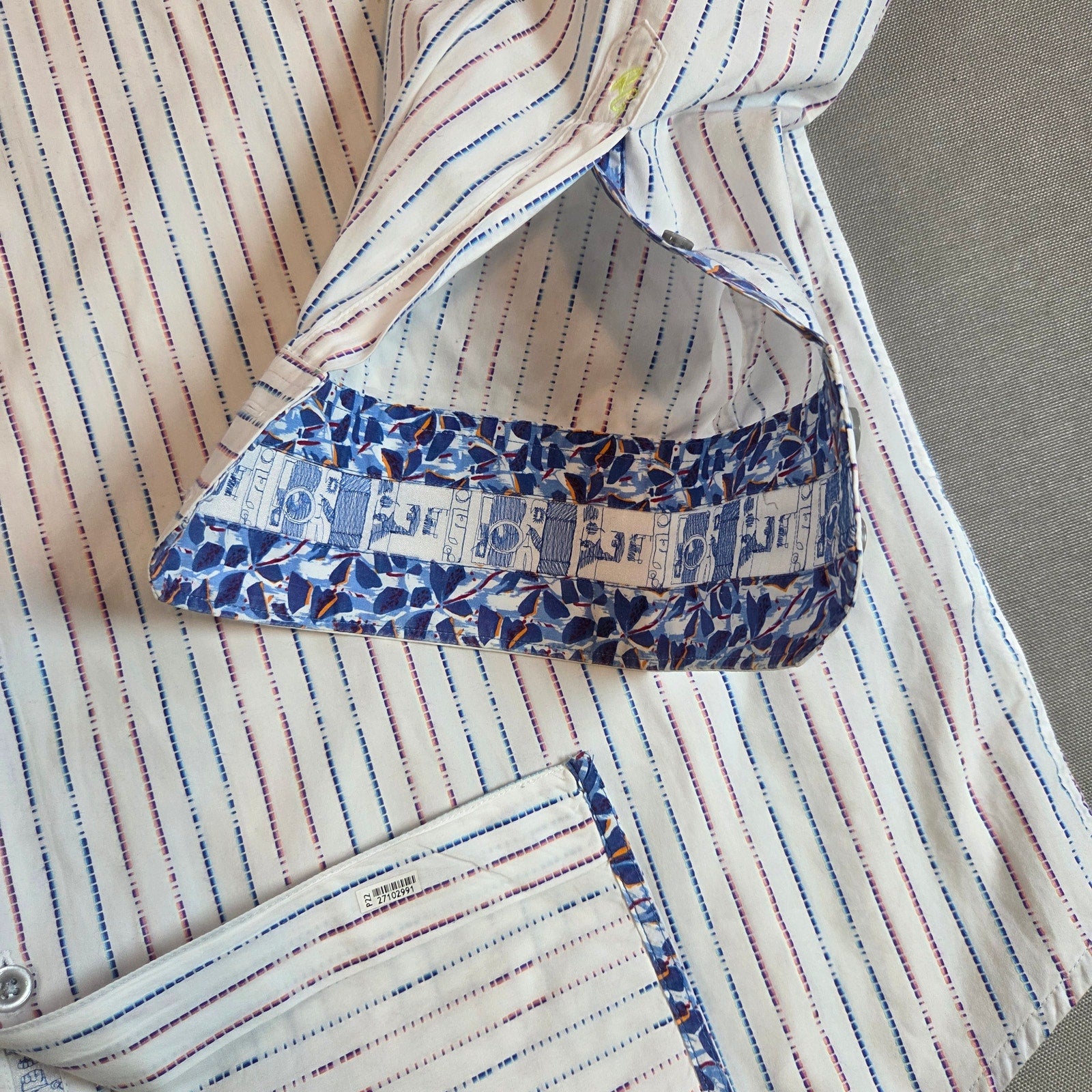 Robert Graham Classic Fit Striped Shirt XL Knowledge Wisdom Truth Cotton