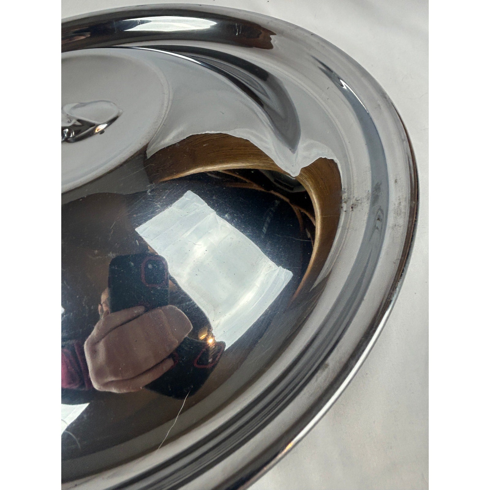 1951–1952 DeSoto Deluxe 15 Inch Chrome Hubcaps Set of 4 Vintage