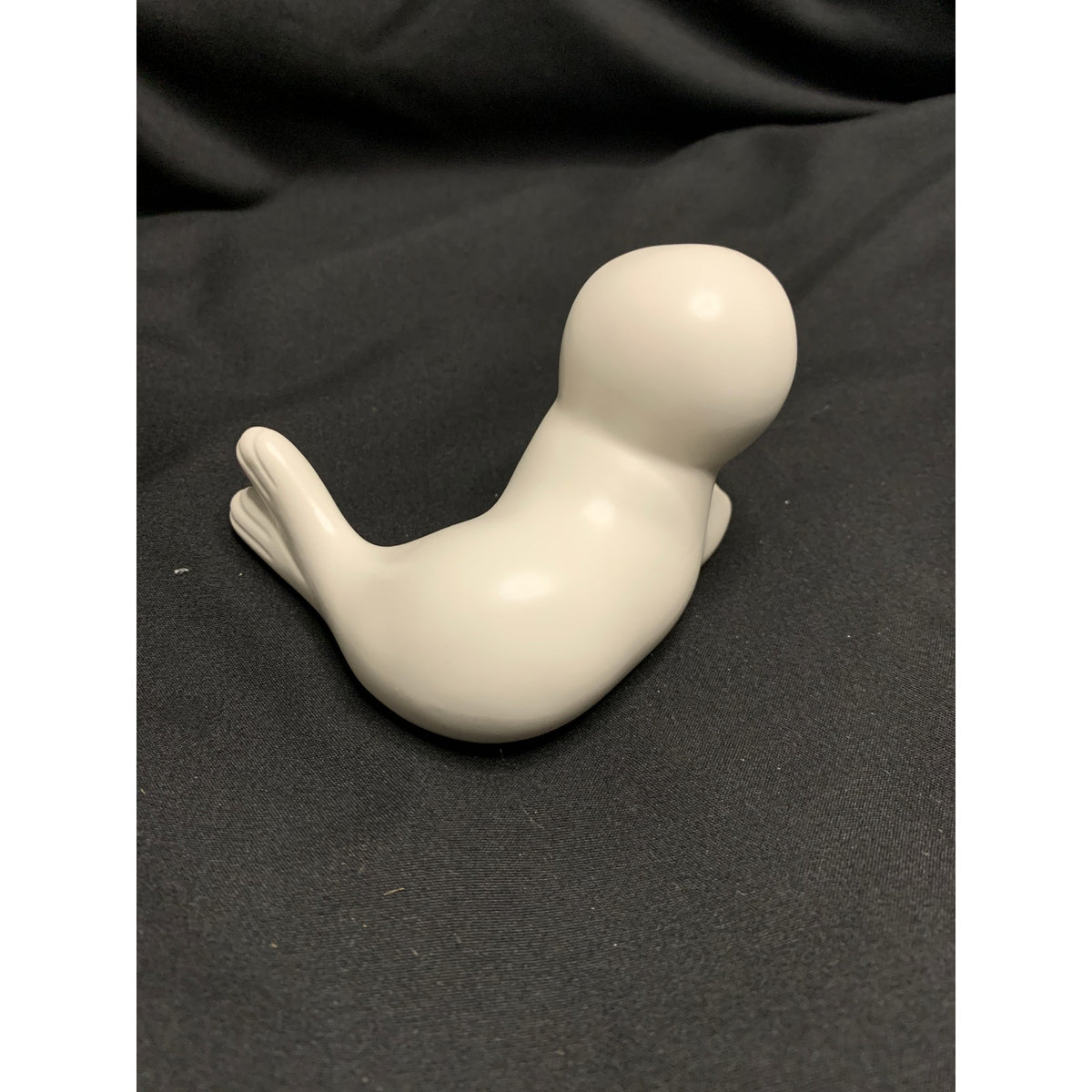 Vintage Home Interiors HOMCO Baby Seal Ceramic Figurines Pair 1145 Box