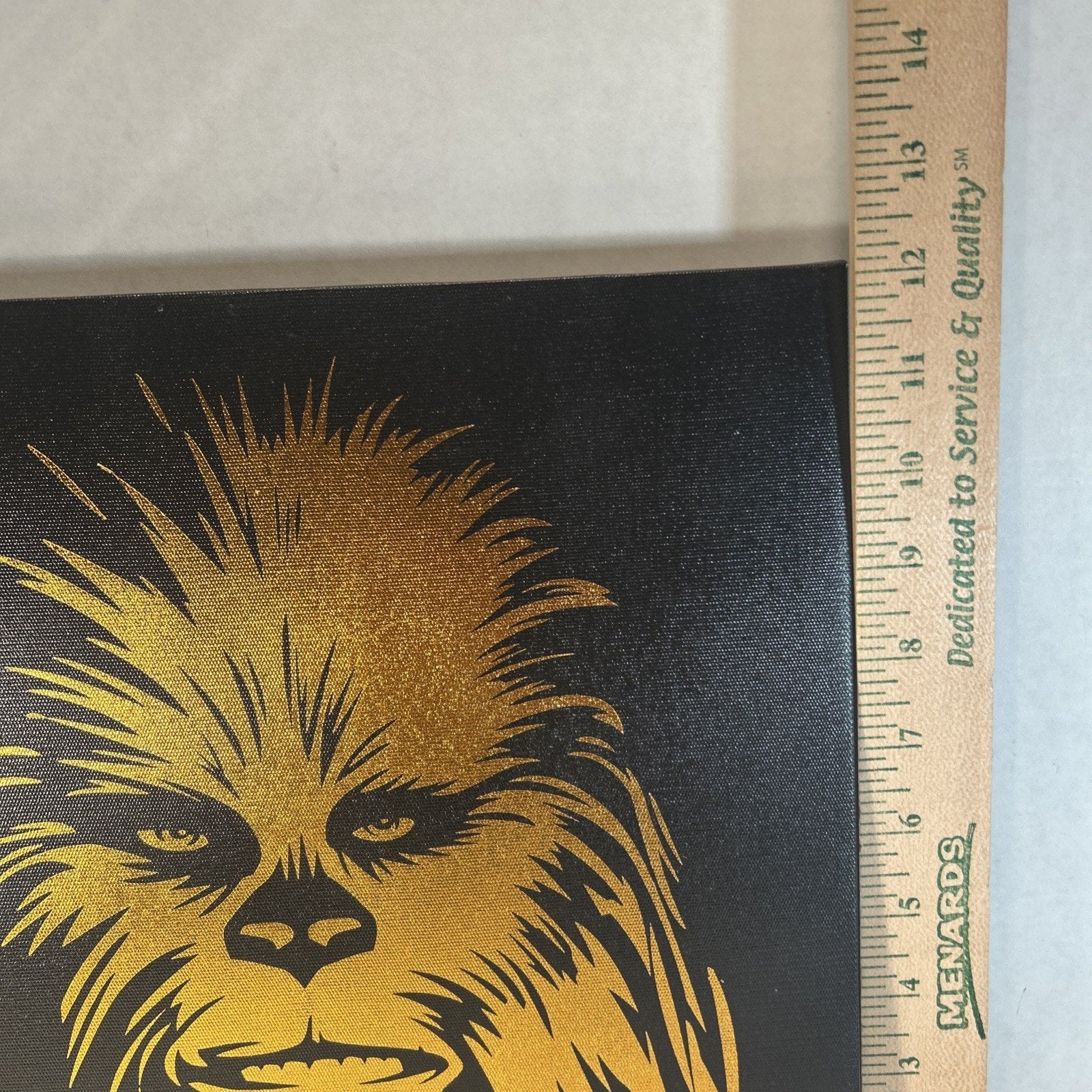 Star Wars Artissimo Gallery Wall Art of 12"x12" Chewbacca and Yoda