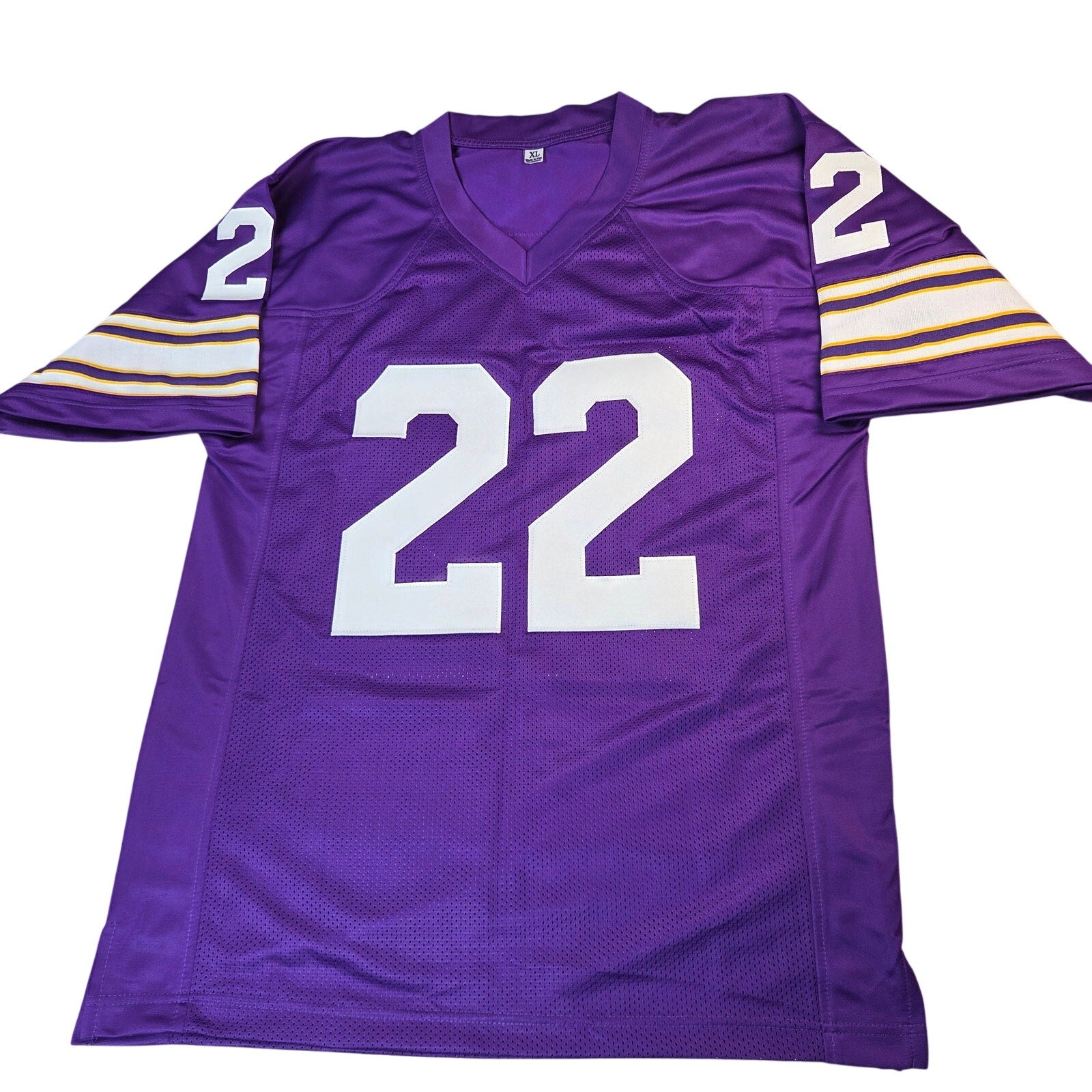 Paul Krause HOF 98 Signed Minnesota Vikings Custom Jersey XL JSA Witness