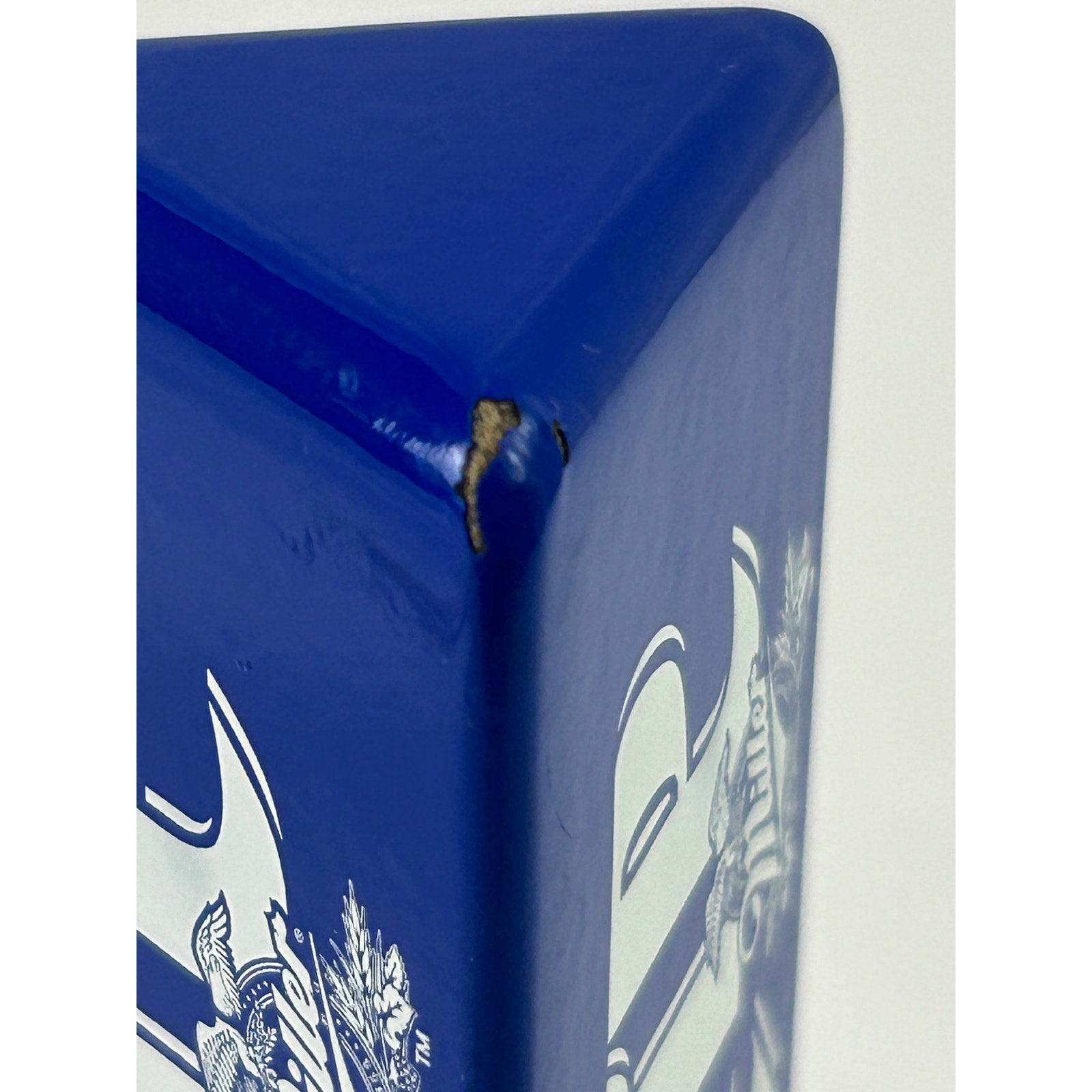 Miller Lite Blue Triangle Beer Tap Handle 5 Inch Lucite Breweriana Bar Pub