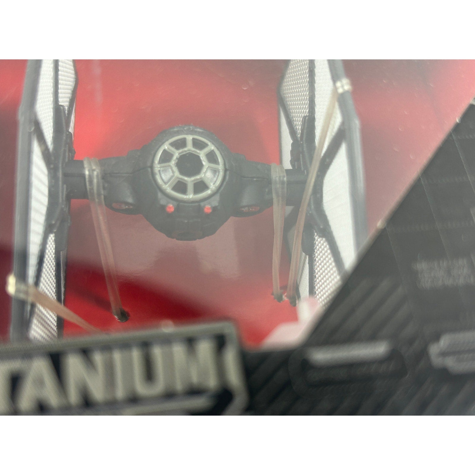 Star Wars Black Series Titanium First Order TIE Fighter Sealed w/ Box Wear