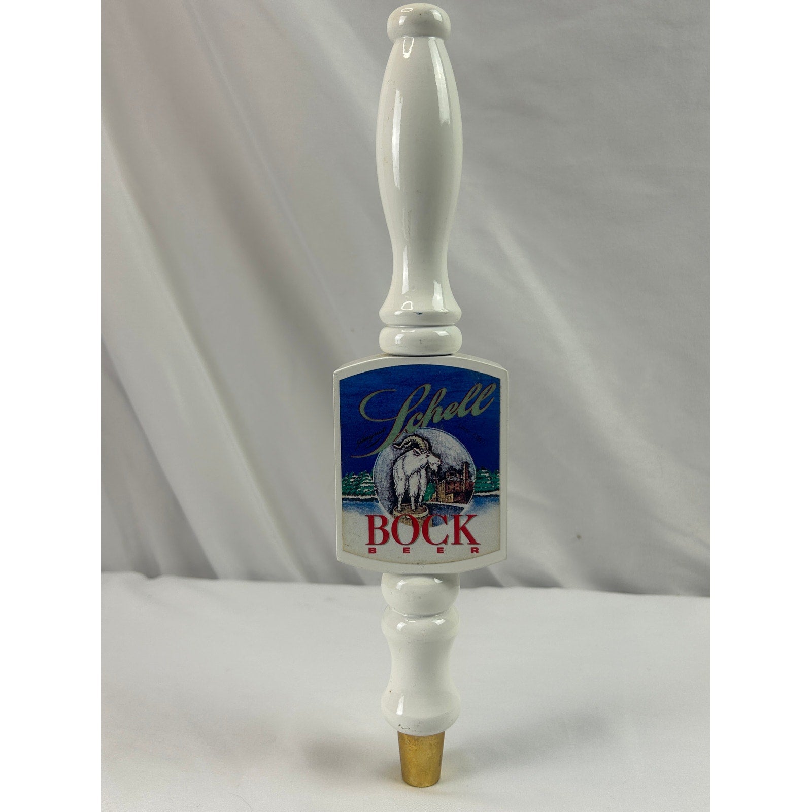 Schell's Bock Beer Tap Handle August Schell Brewery New Ulm MN Goat Vintage