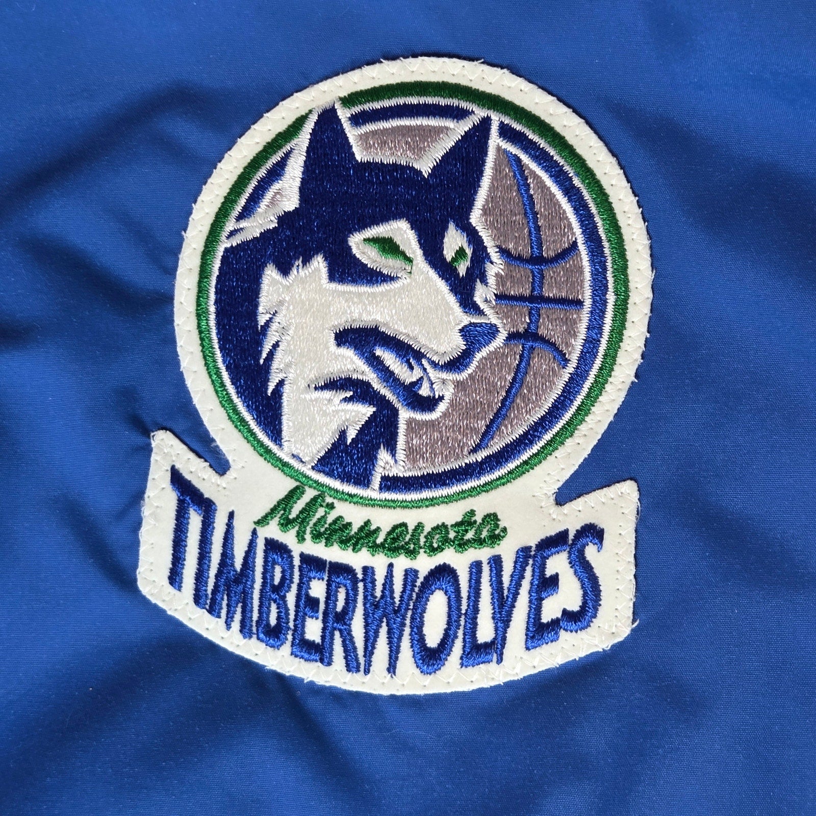 Swingster Minnesota Timberwolves Expansion Era Vintage 1/4 Zip Jacket XXL USA