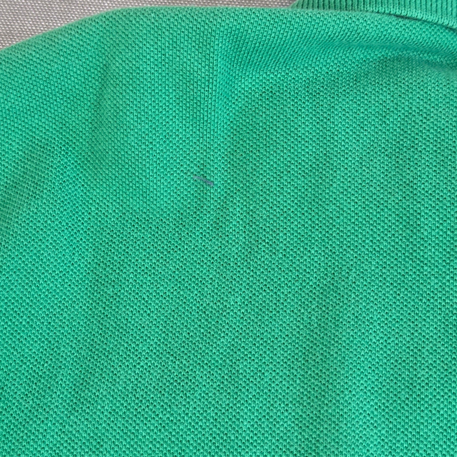 Polo Ralph Lauren Custom Fit Green Crest Polo Shirt XL #4 Sleeve