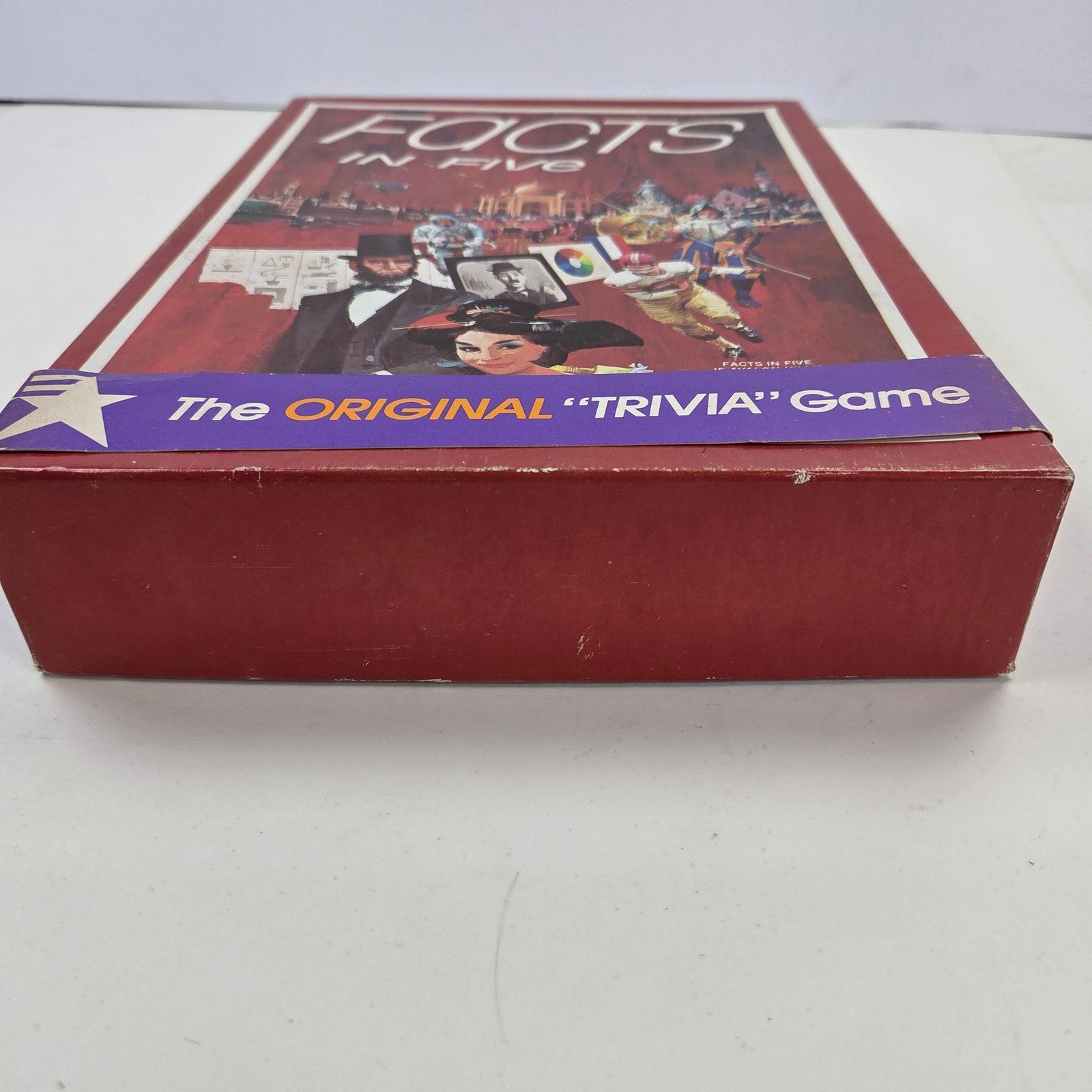 1976 Avalon Hill Facts in Five Original Trivia Game Complete Unpunched Letters
