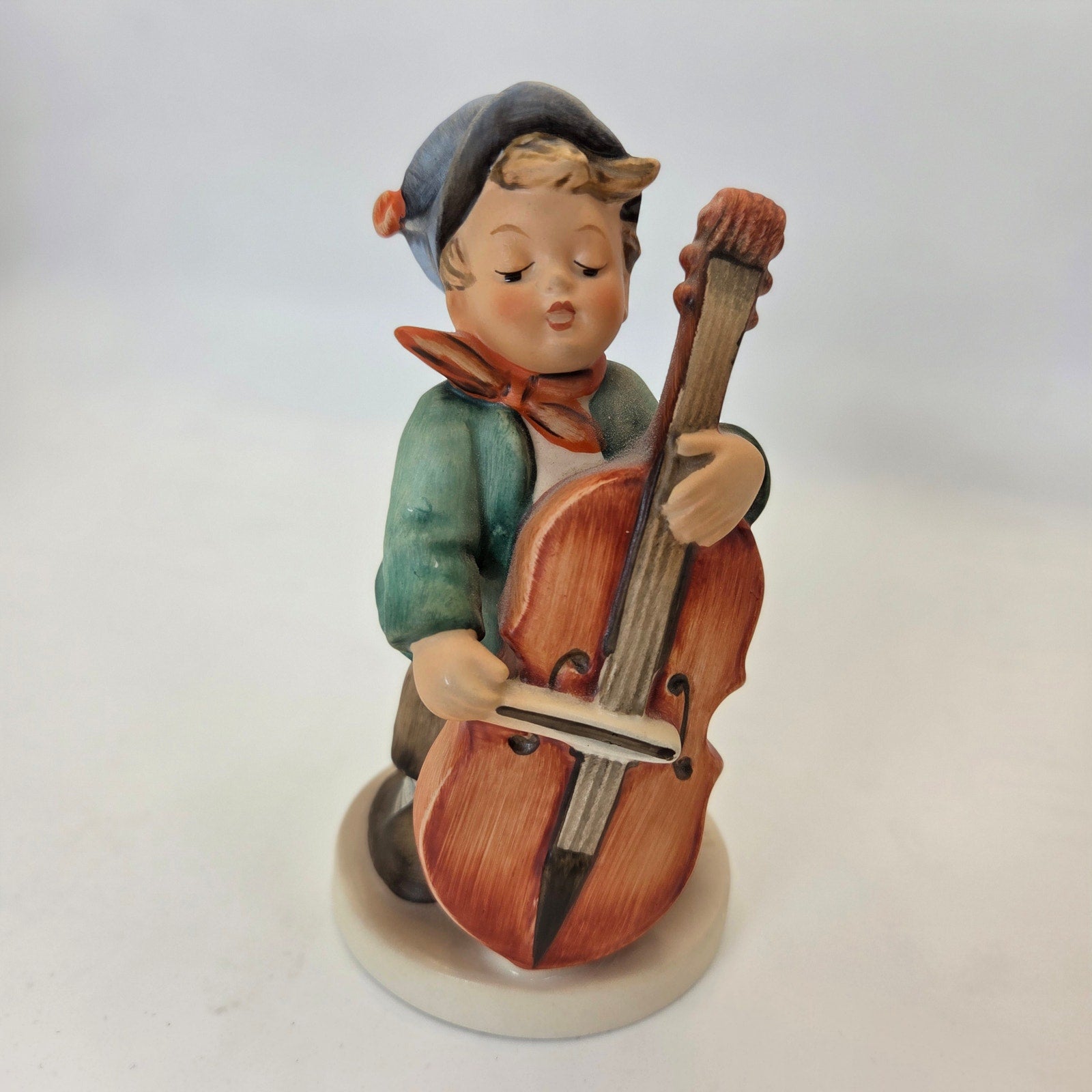 Goebel Hummel Sweet Music Figurine #186 Boy With Cello West Germany 1981 Vintage