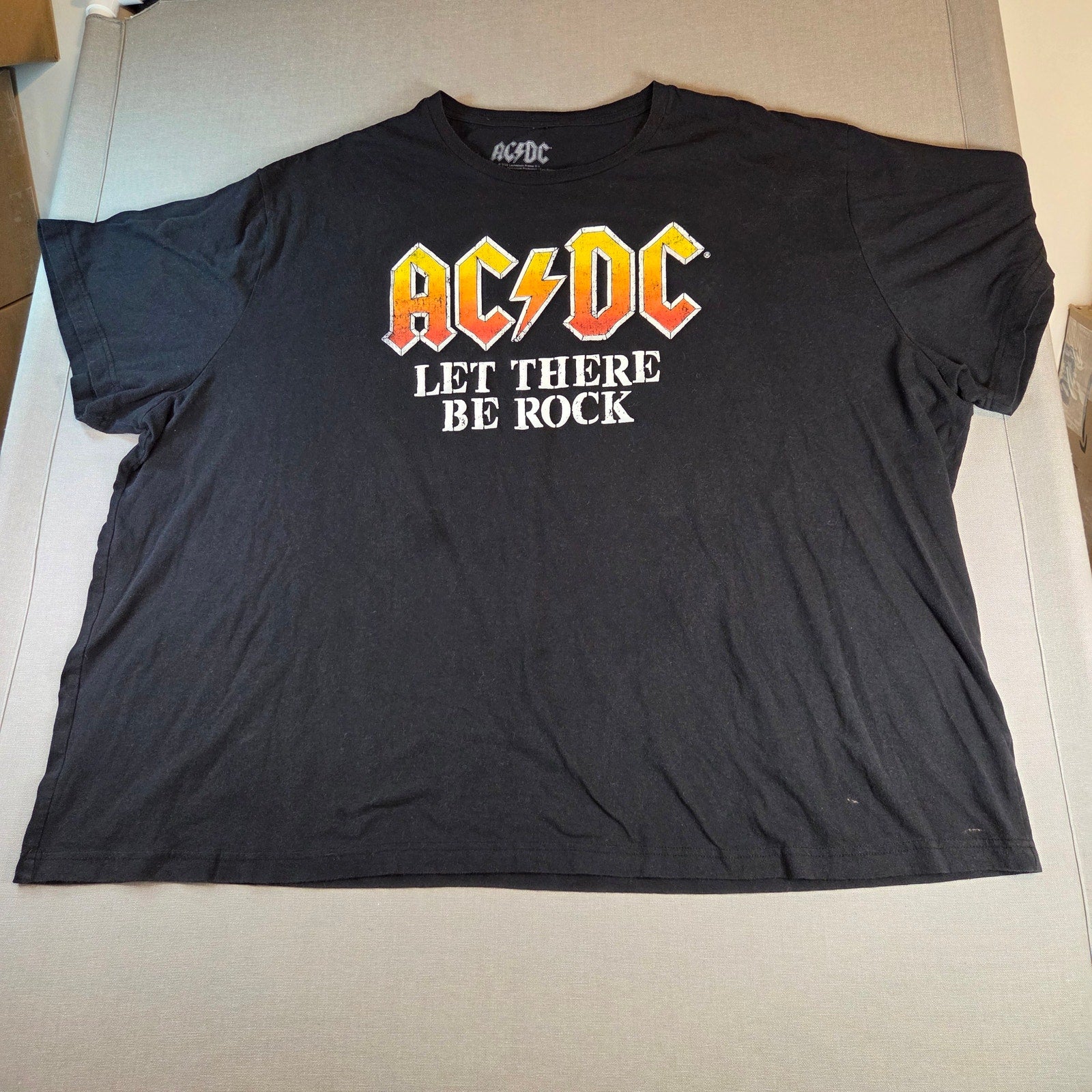 AC/DC Let There Be Rock Band Tee Black 4XB Graphic Shirt