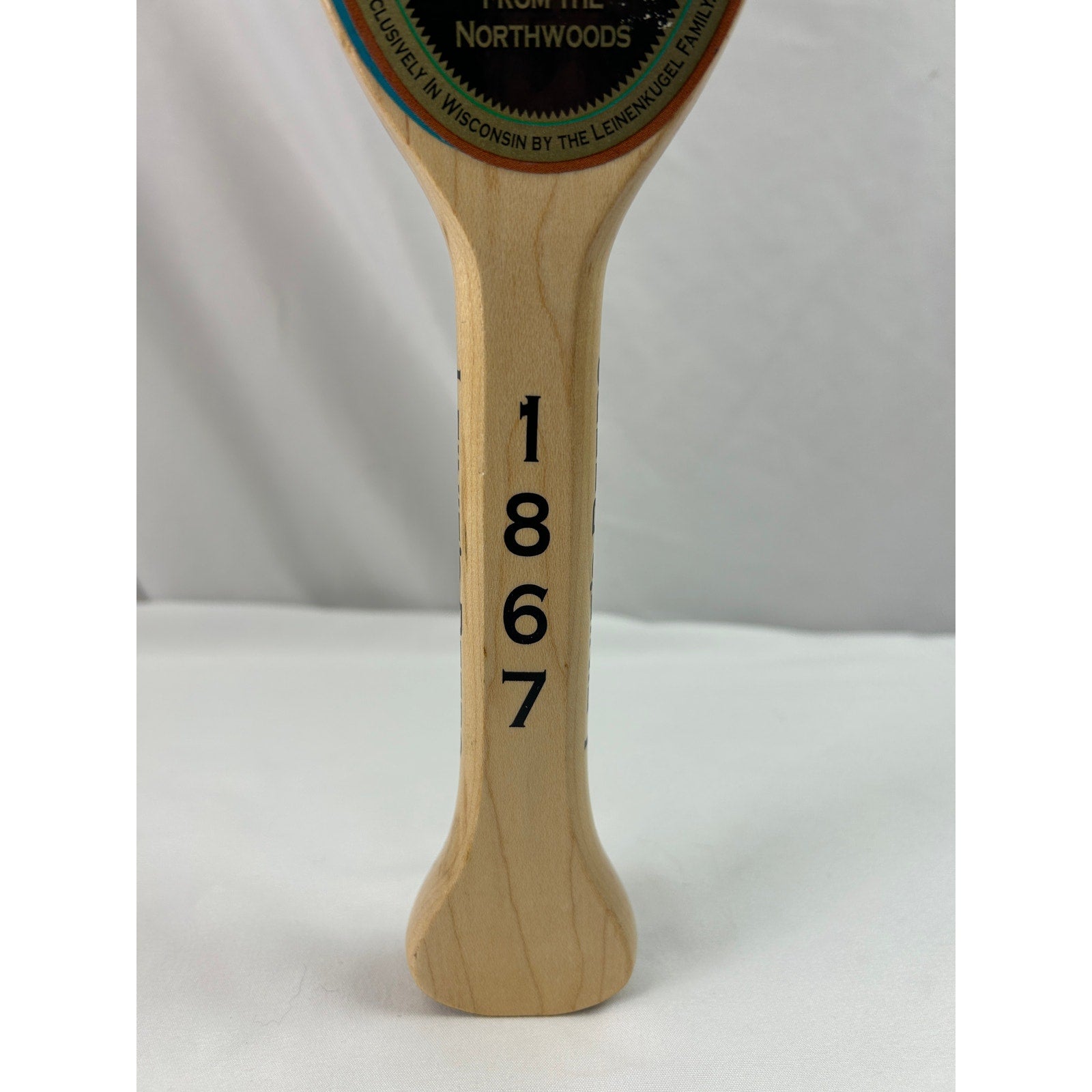 Leinenkugel's Big Butt Doppelbock Wood Beer Tap Handle Vintage 12 Inch