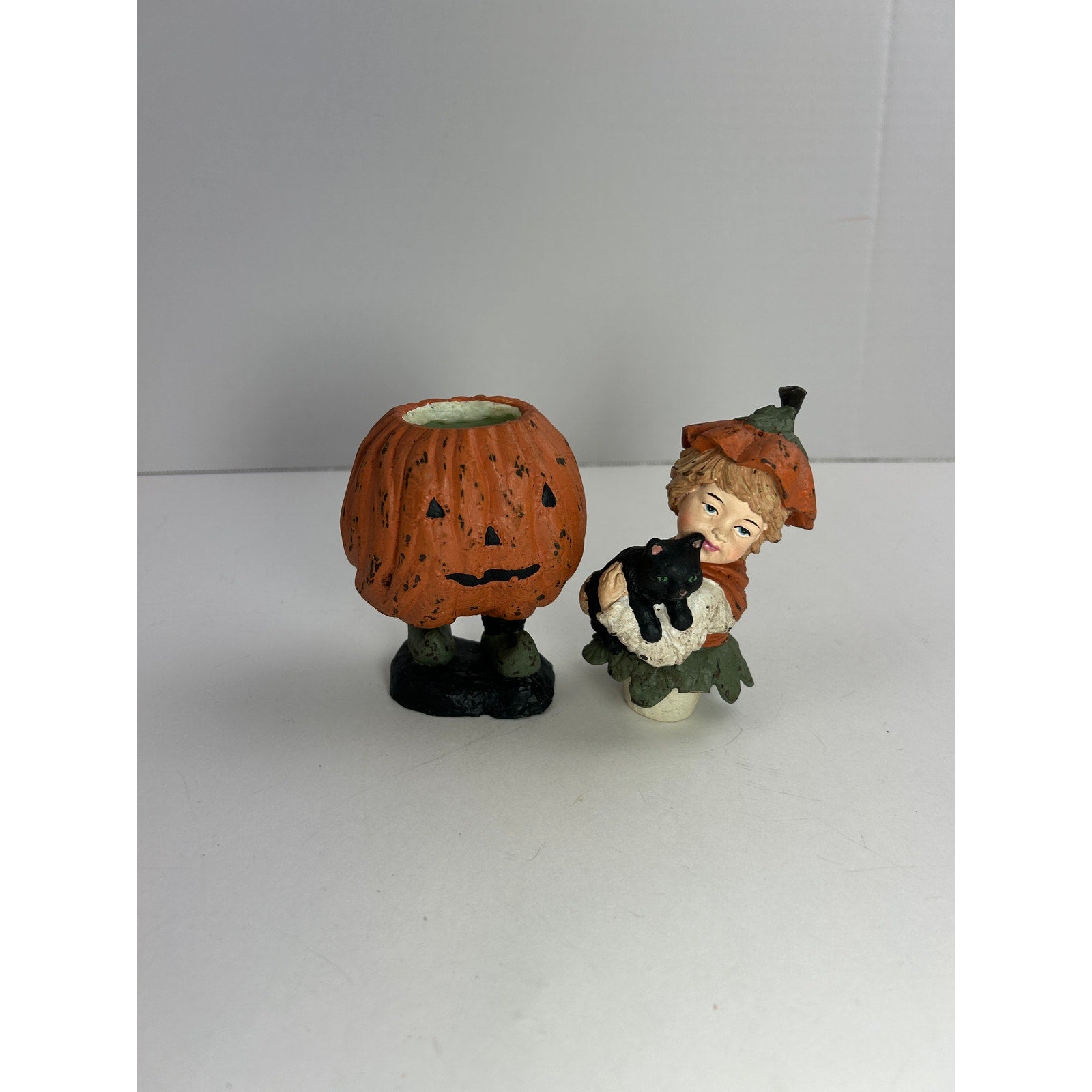 Bethany Lowe “Paige in Pumpkin” Candy Container Figurine Halloween
