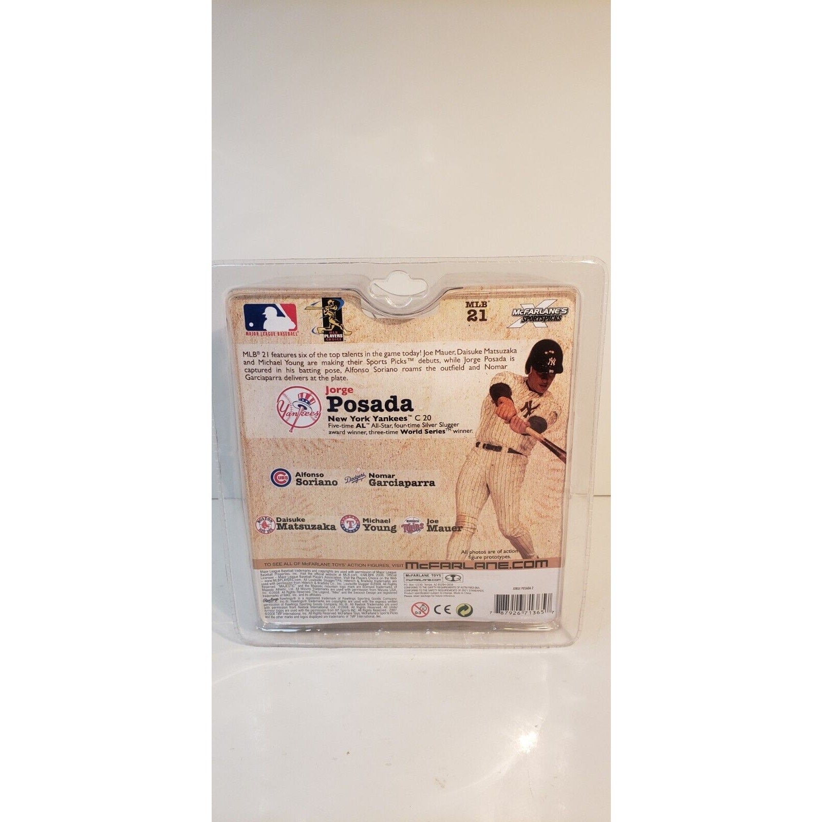 Jorge Posada 2008 McFarlane Baseball Series 21 #130 Action Figure