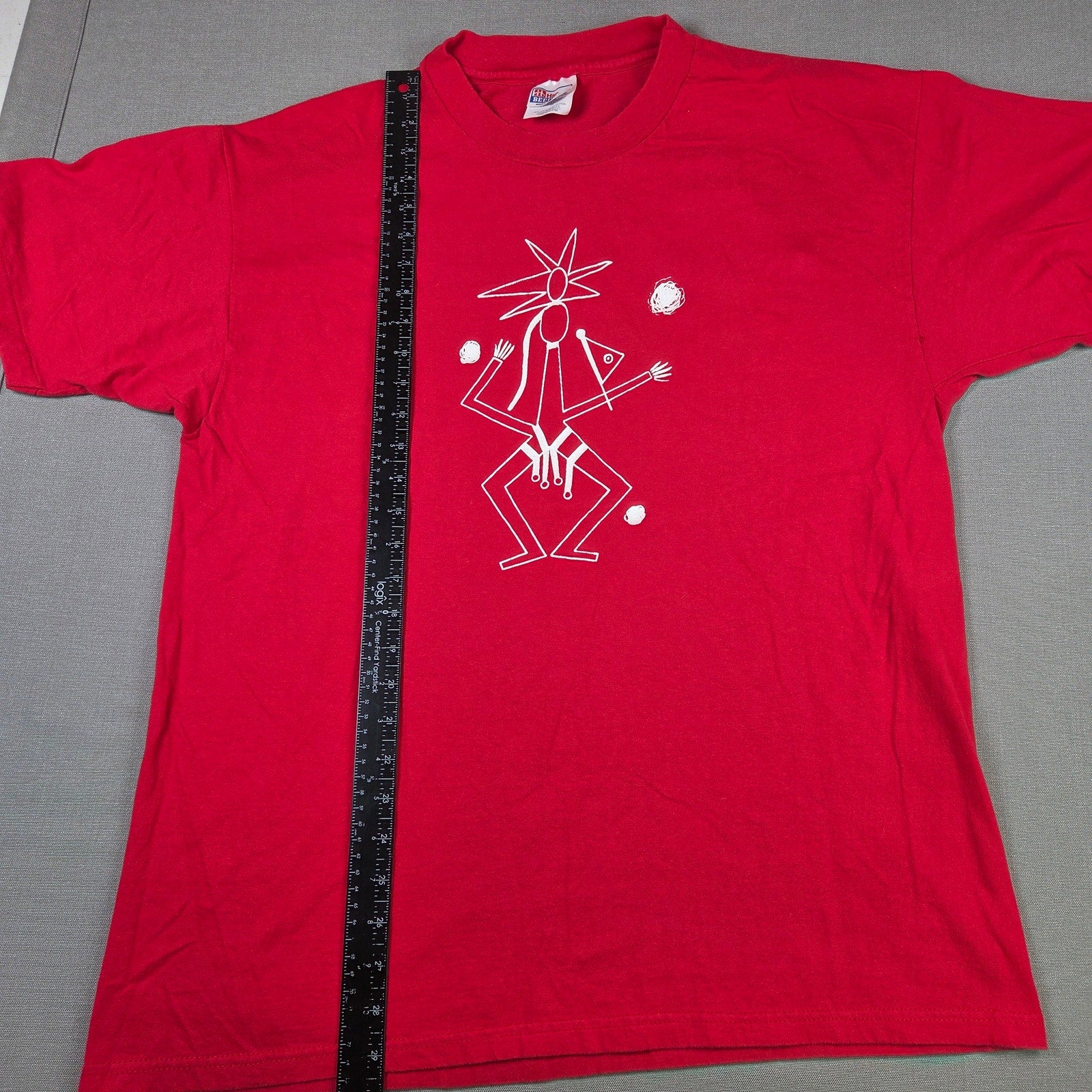 Vintage Hanes Beefy-T Zacatecas Appleton WI Single Stitch Red T Shirt XL