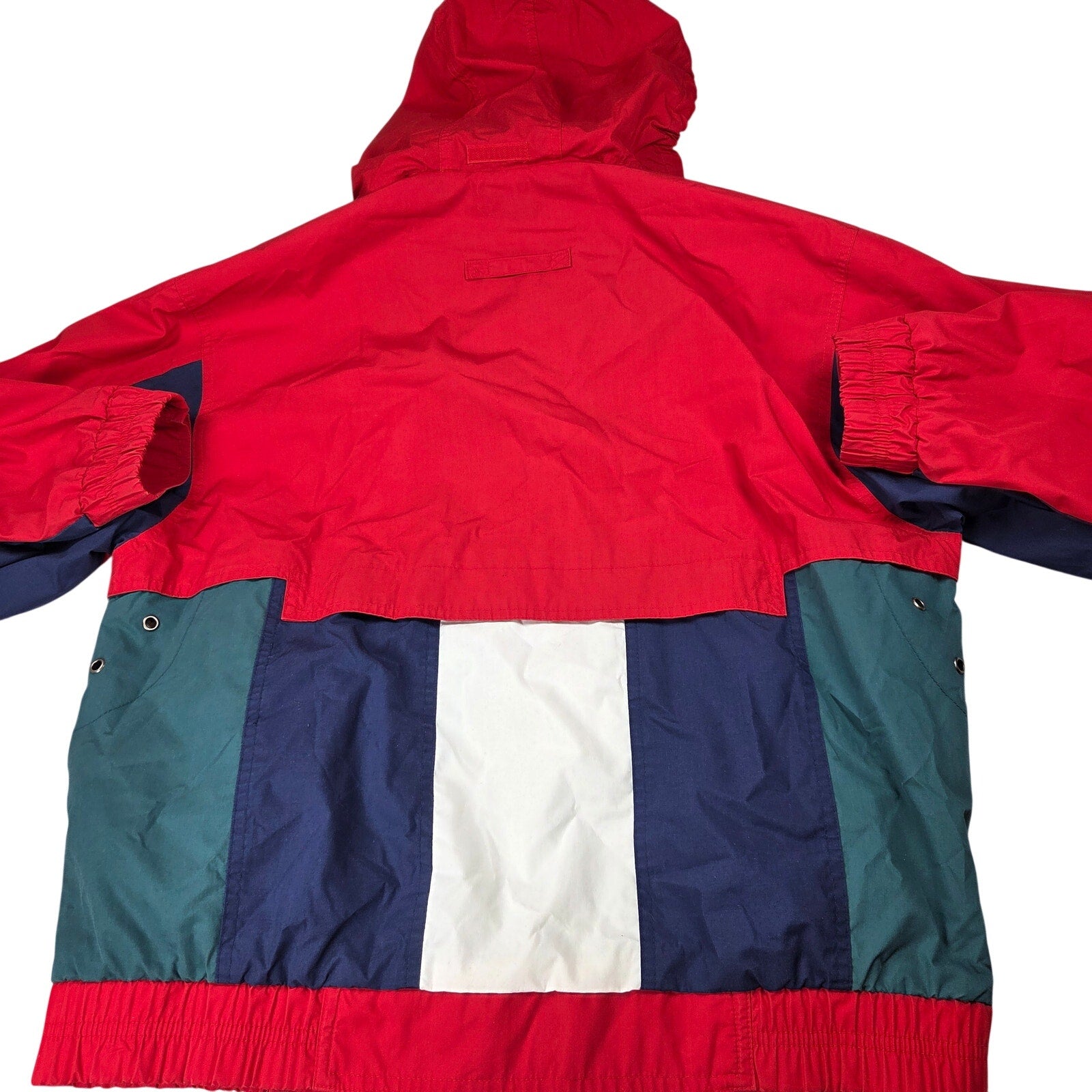 London Fog FOG Vintage Sailing Jacket Windbreaker Hooded Korea Mens M