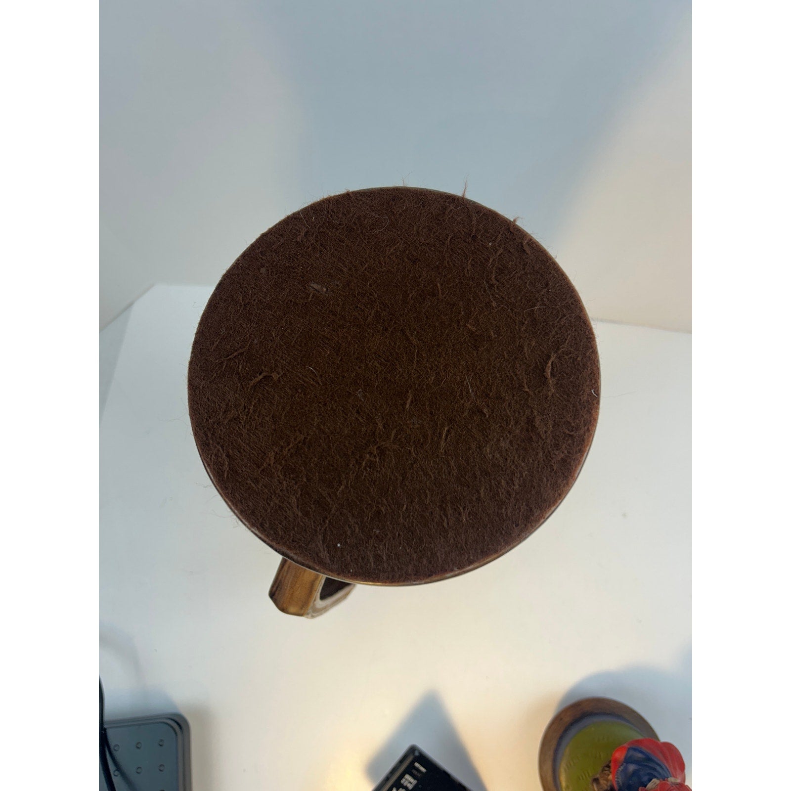 German Beer Stein Dancing Couple Relief Lidded Ceramic Tall Collectible