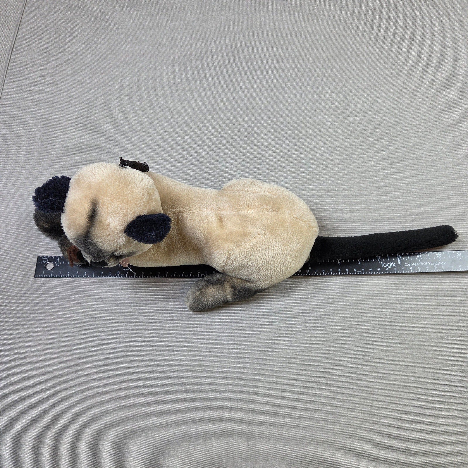 Vintage Dakin Siamese Cat Plush Stuffed Animal Blue Eyes Korea 21” VTG