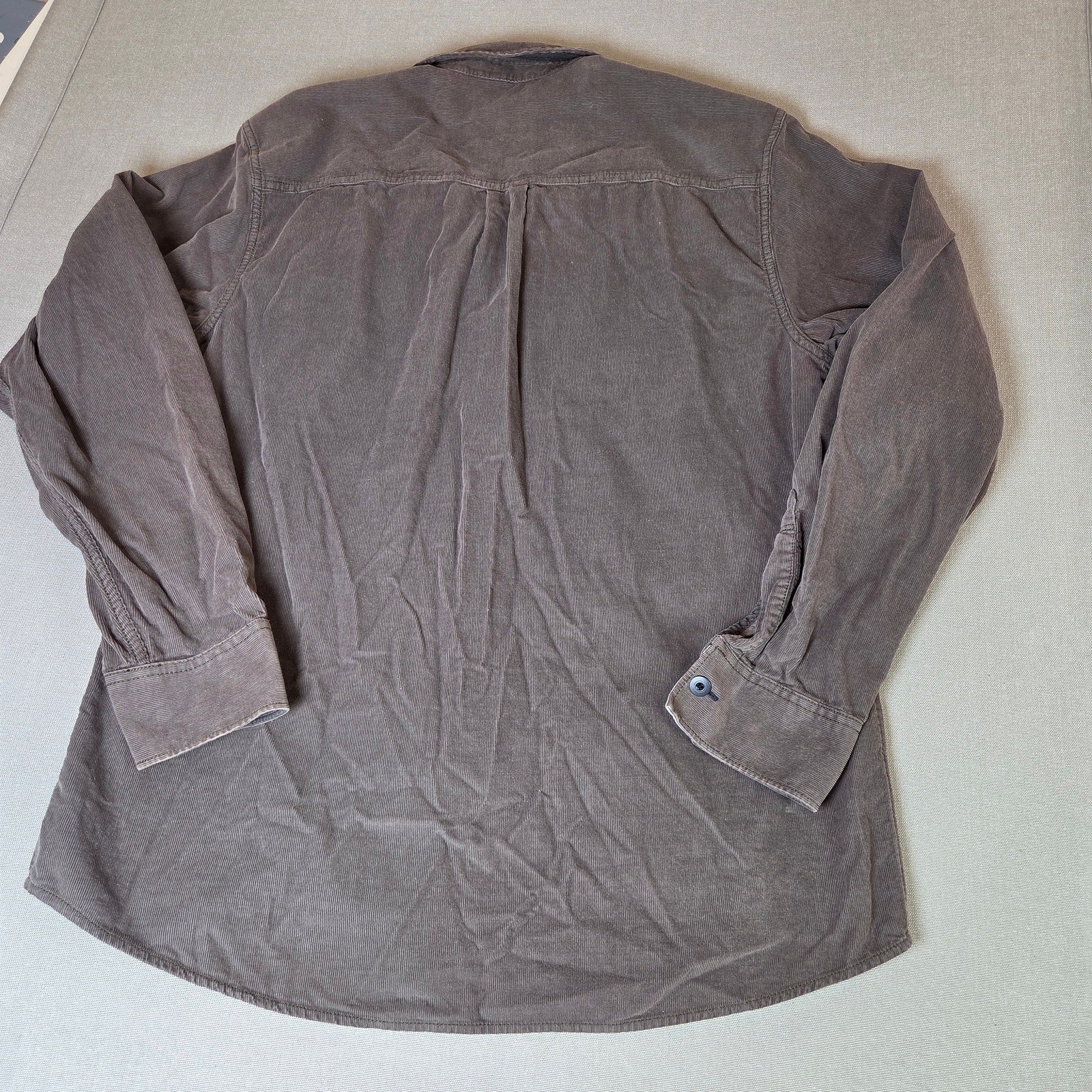 Tommy Bahama Jeans Mens Button Down Long Sleeve Ribbed Corduroy Shirt LG