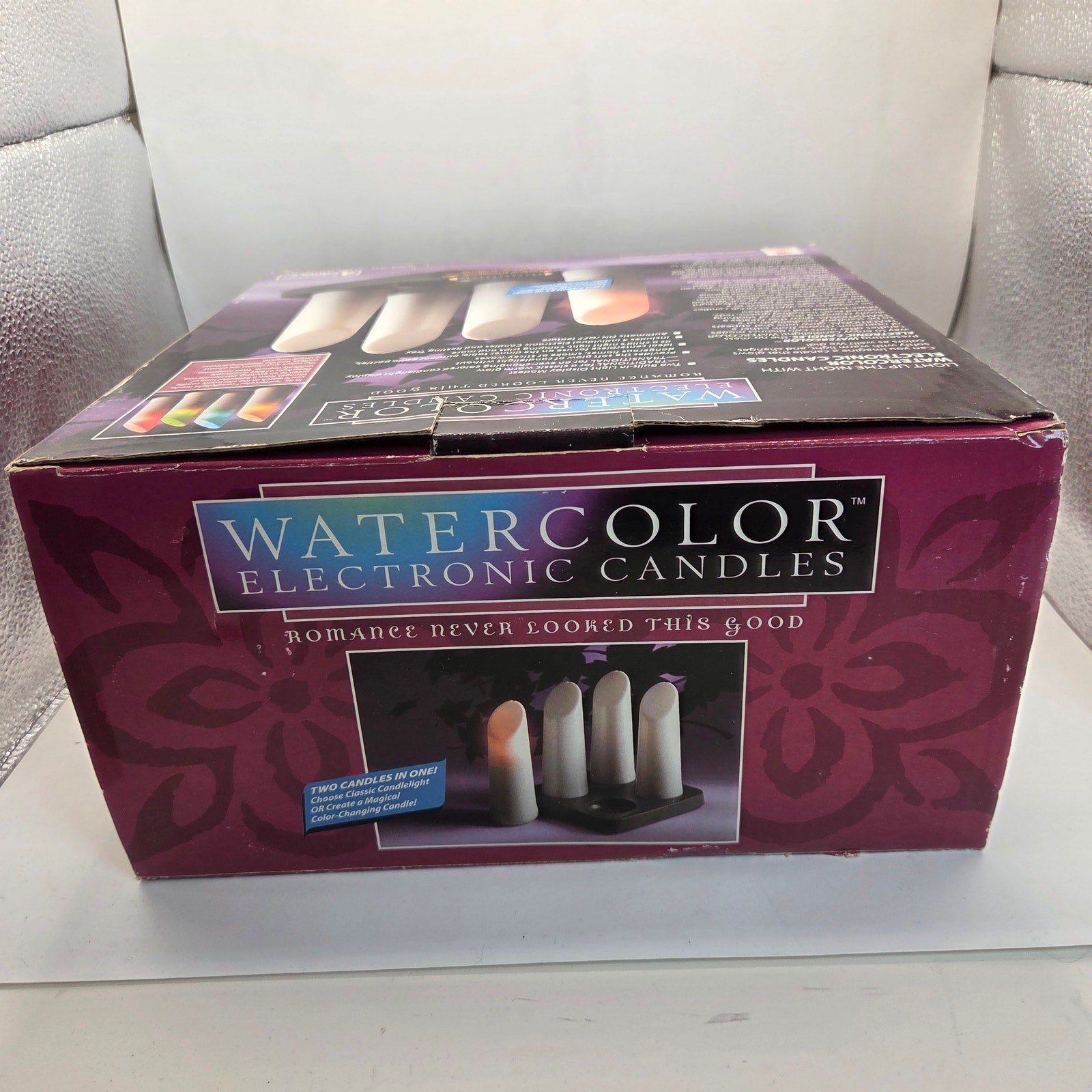 Watercolor Electronic Candles 4-Piece Set Color-Changing LED No Flame