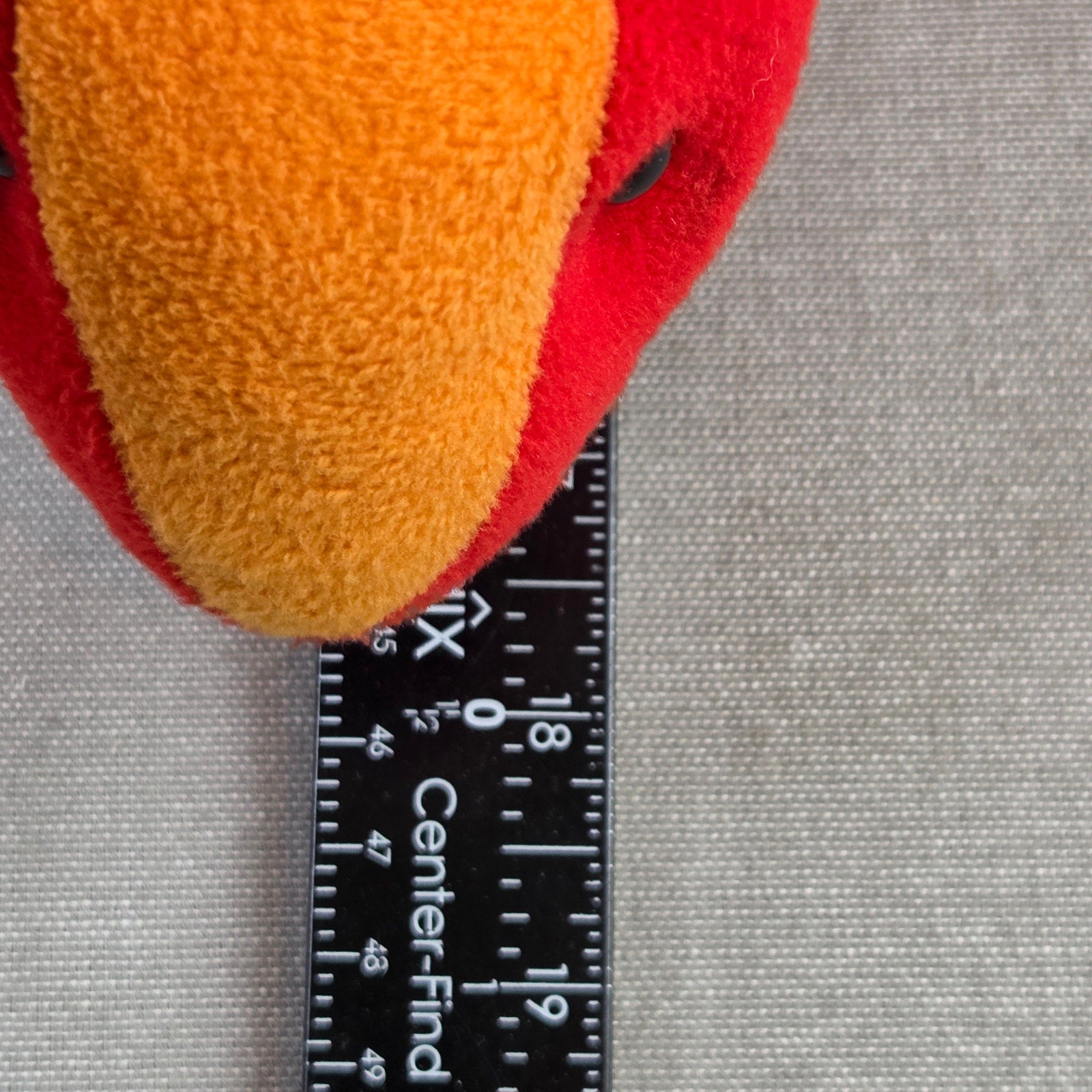 GUND Tailspin Stegosaurus Dinosaur Plush Red Orange Stuffed Animal Toy 18"