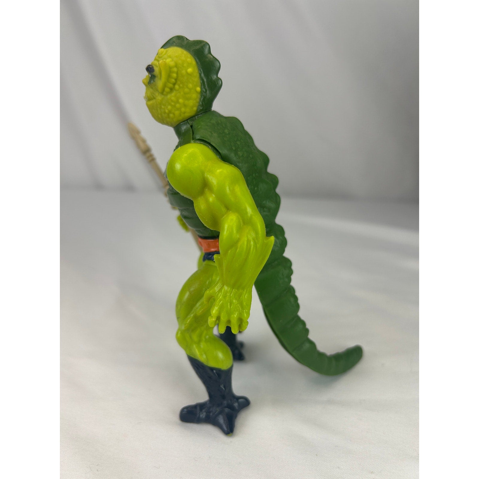 Vintage MOTU Whiplash Figure Mattel Masters of the Universe w Mattel Spear