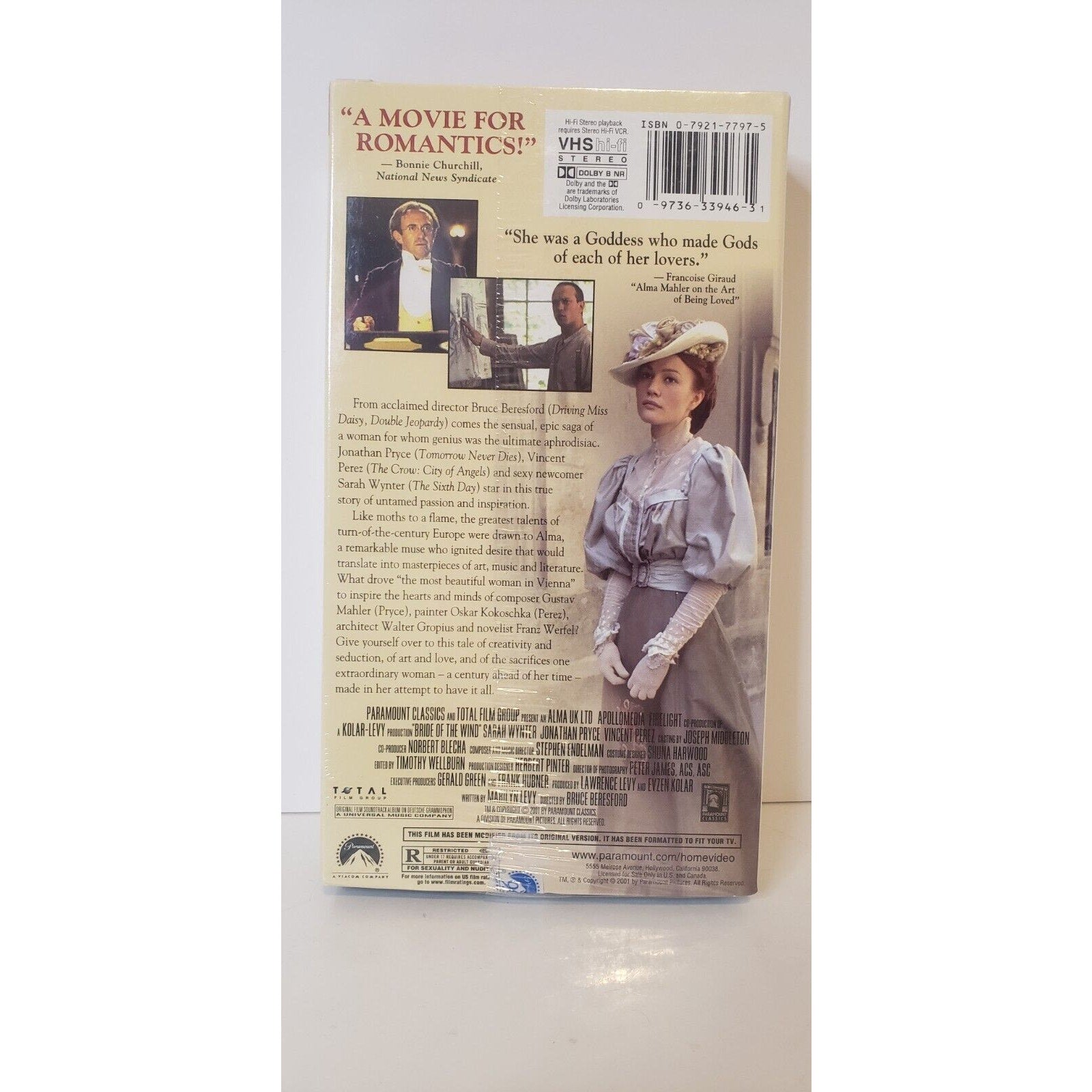 Bride of the Wind VHS New Sealed 2001