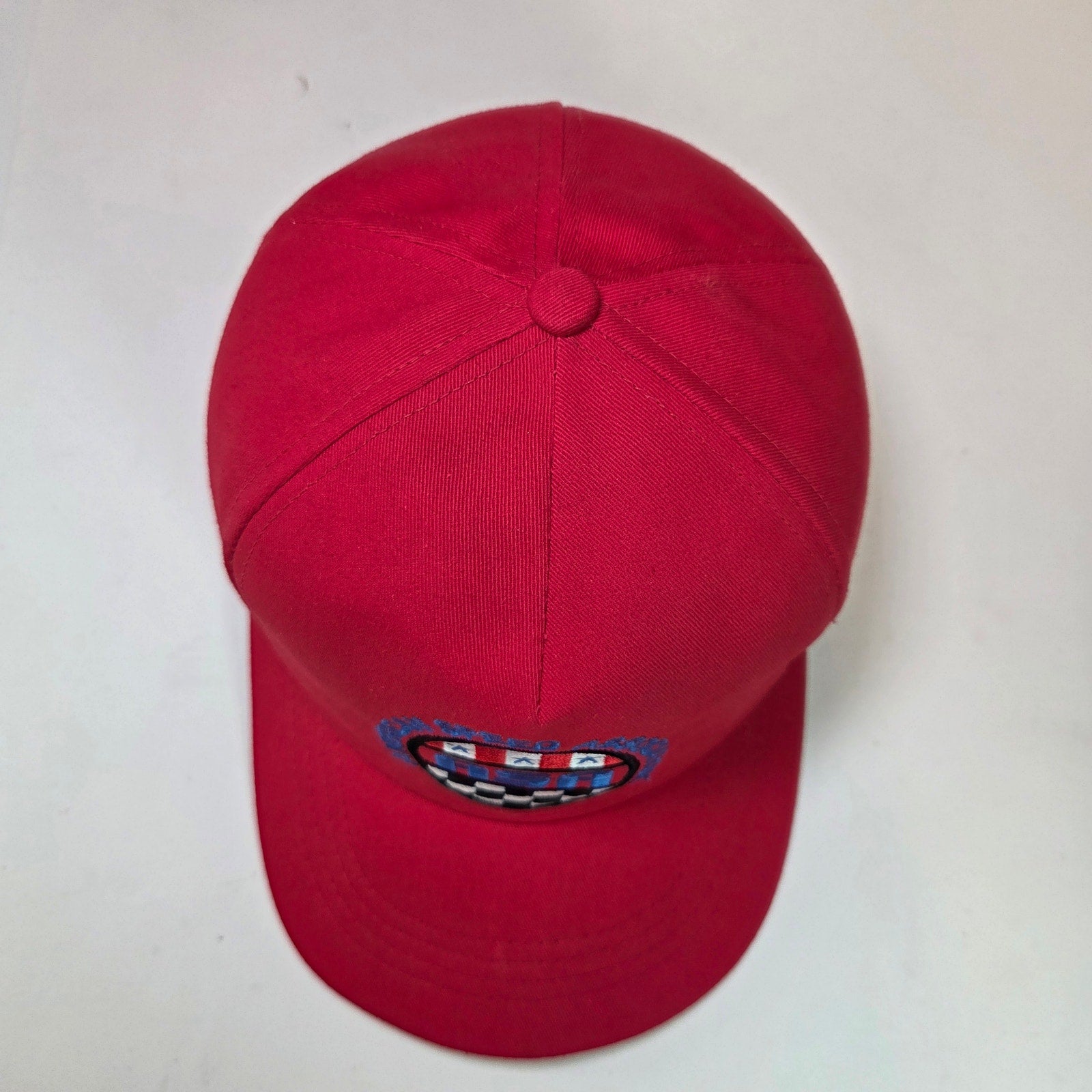 Vintage ASA (American Speed Association) Racing Snapback Hat Red Made in USA