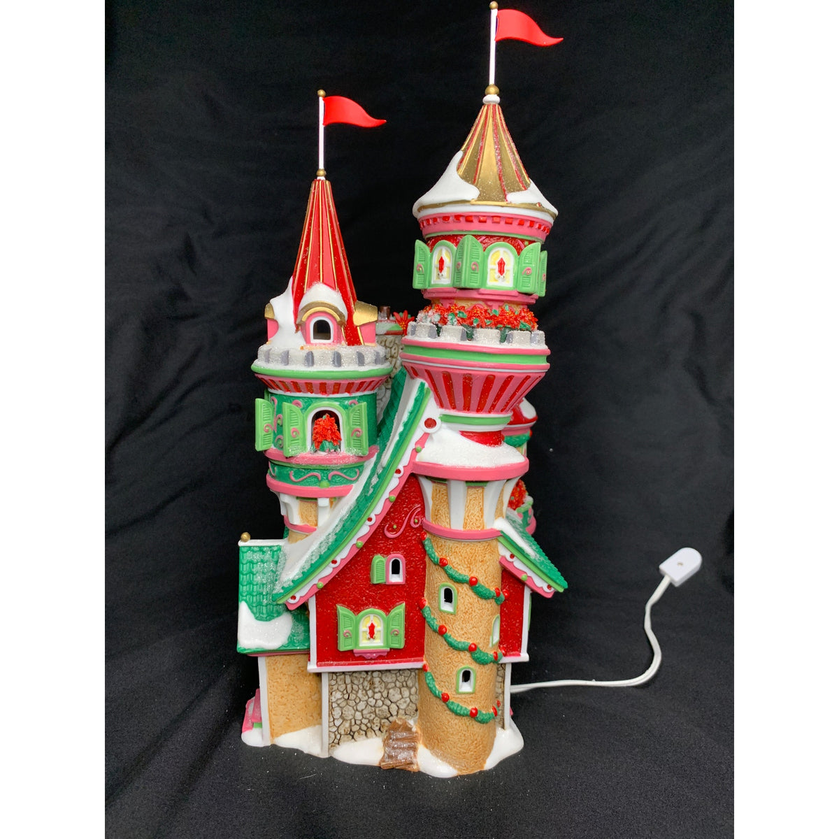Department 56 Poinsettia Palace North Pole 56796 Limited Edition Lighted