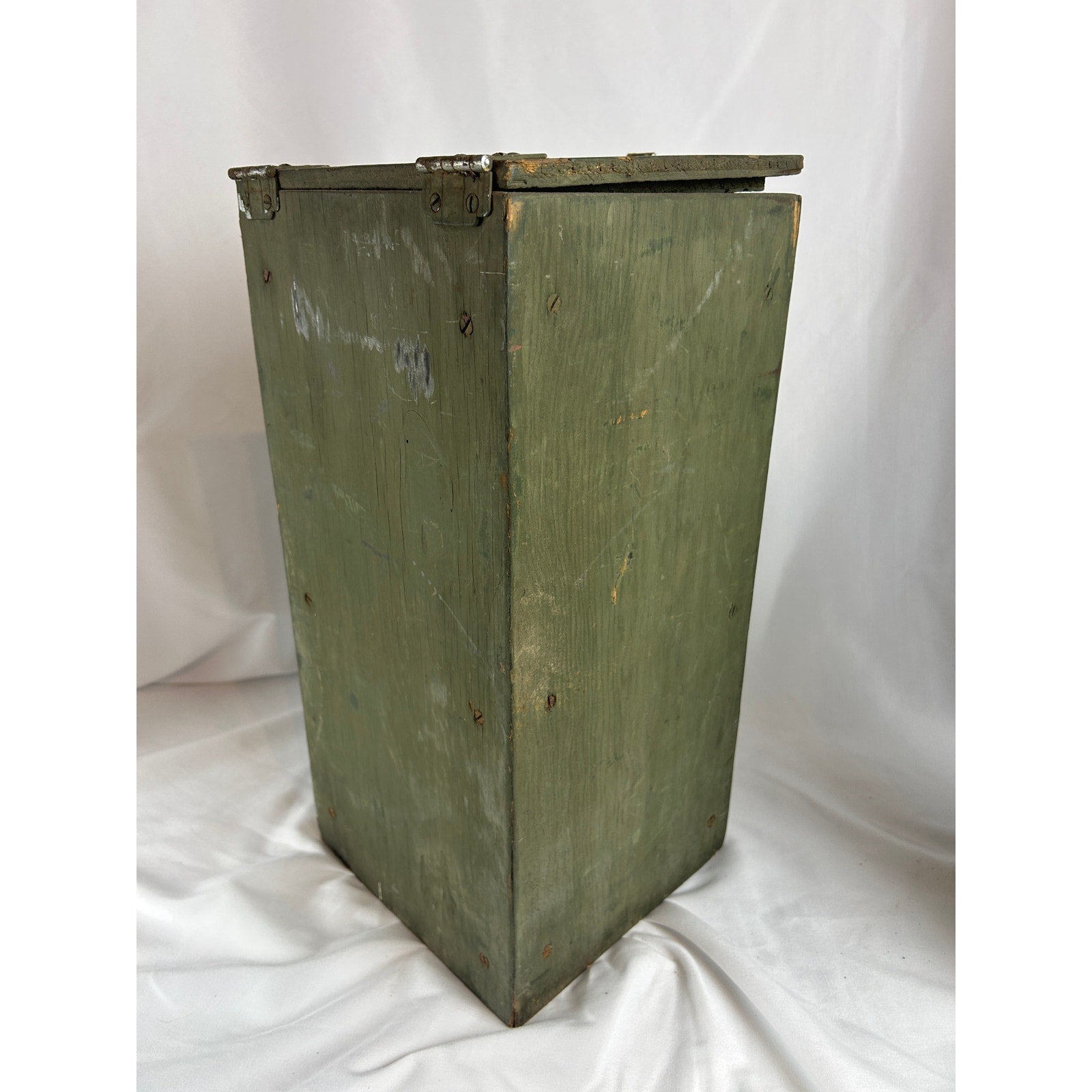 US Military 1963 SMP Lantern With Original Wood Crate Camping Light