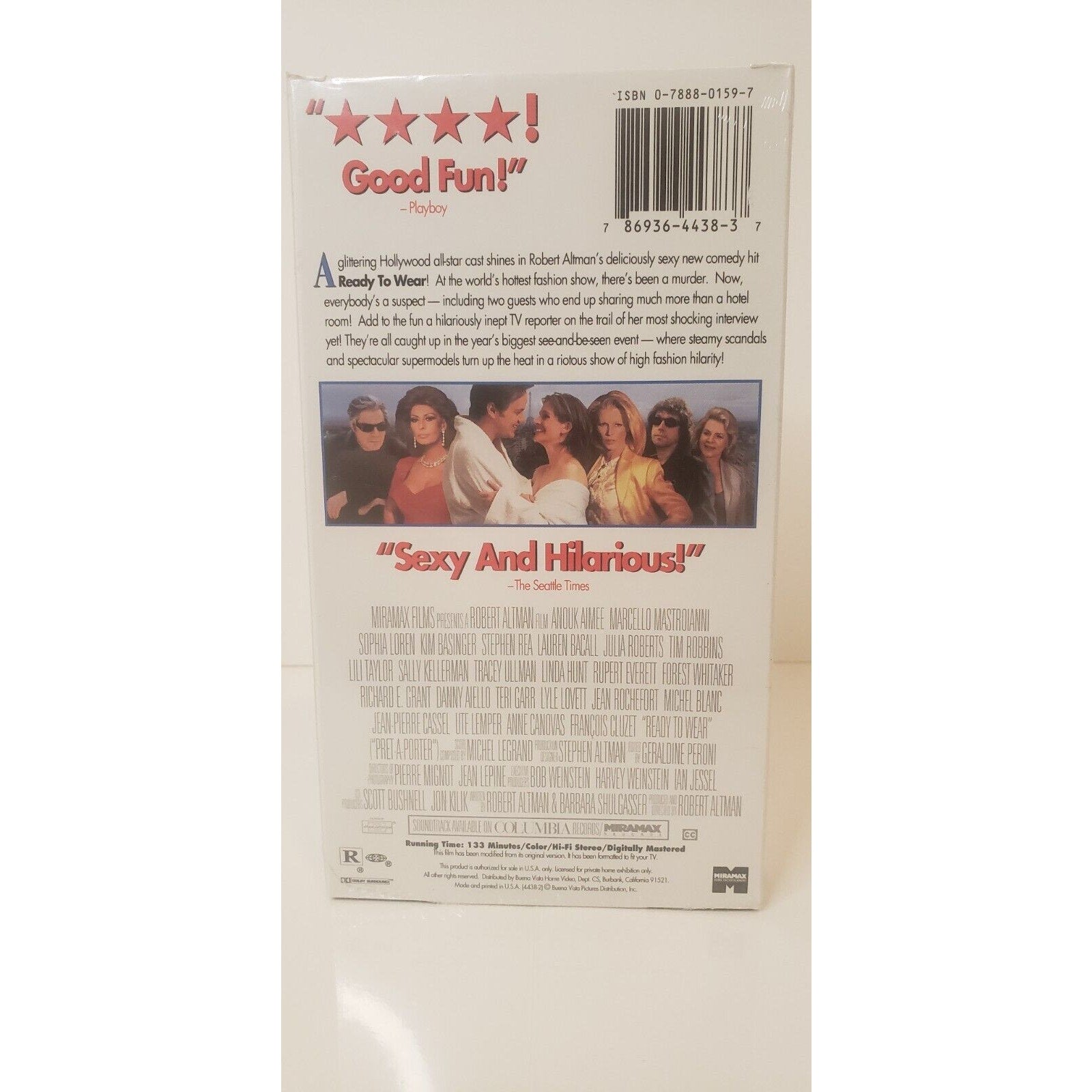 Ready to Wear VHS New Sealed Julia Roberts