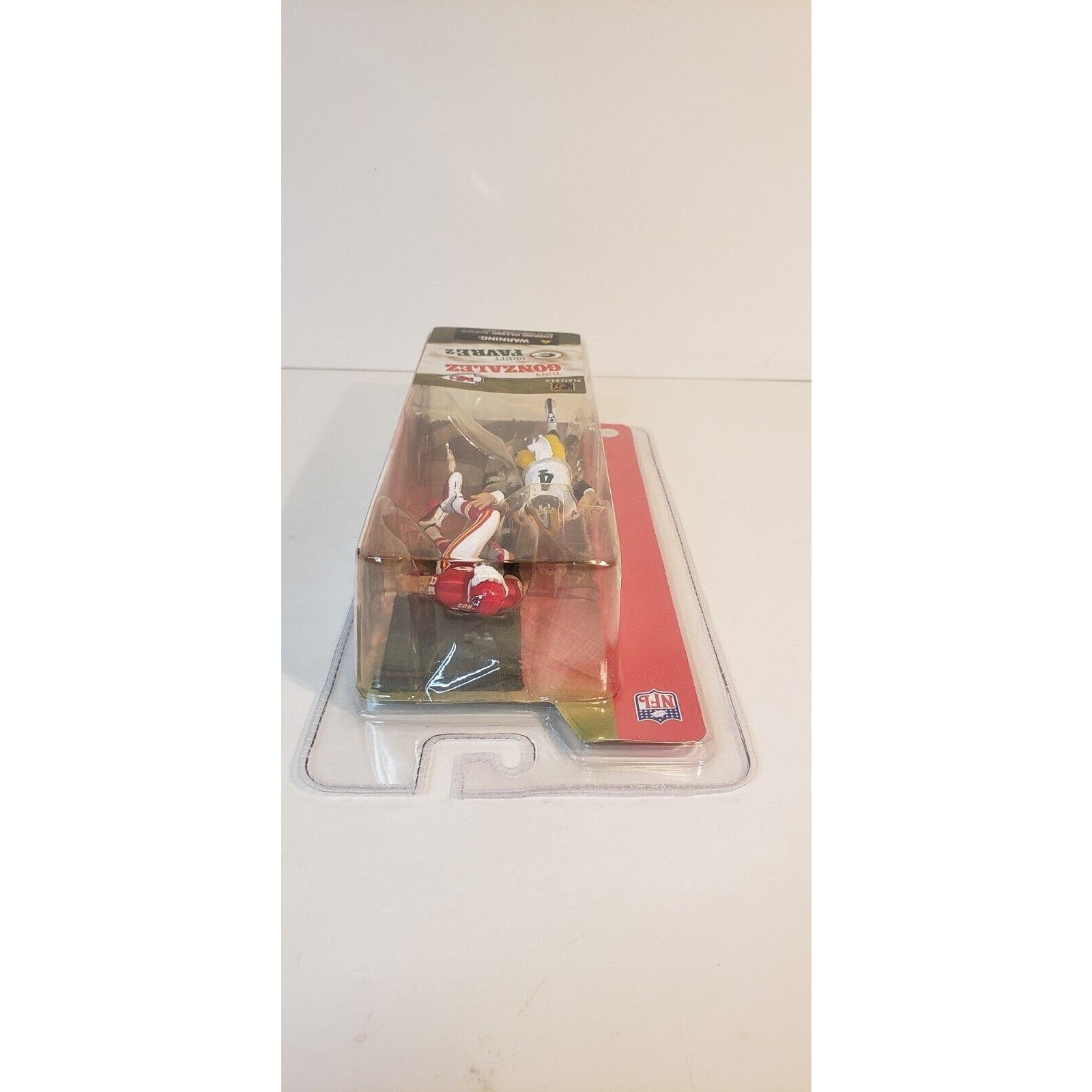 Brett Favre & Tony Gonzalez 2004 McFarlane NFL 3" 2-Pack Packers Chiefs NEW