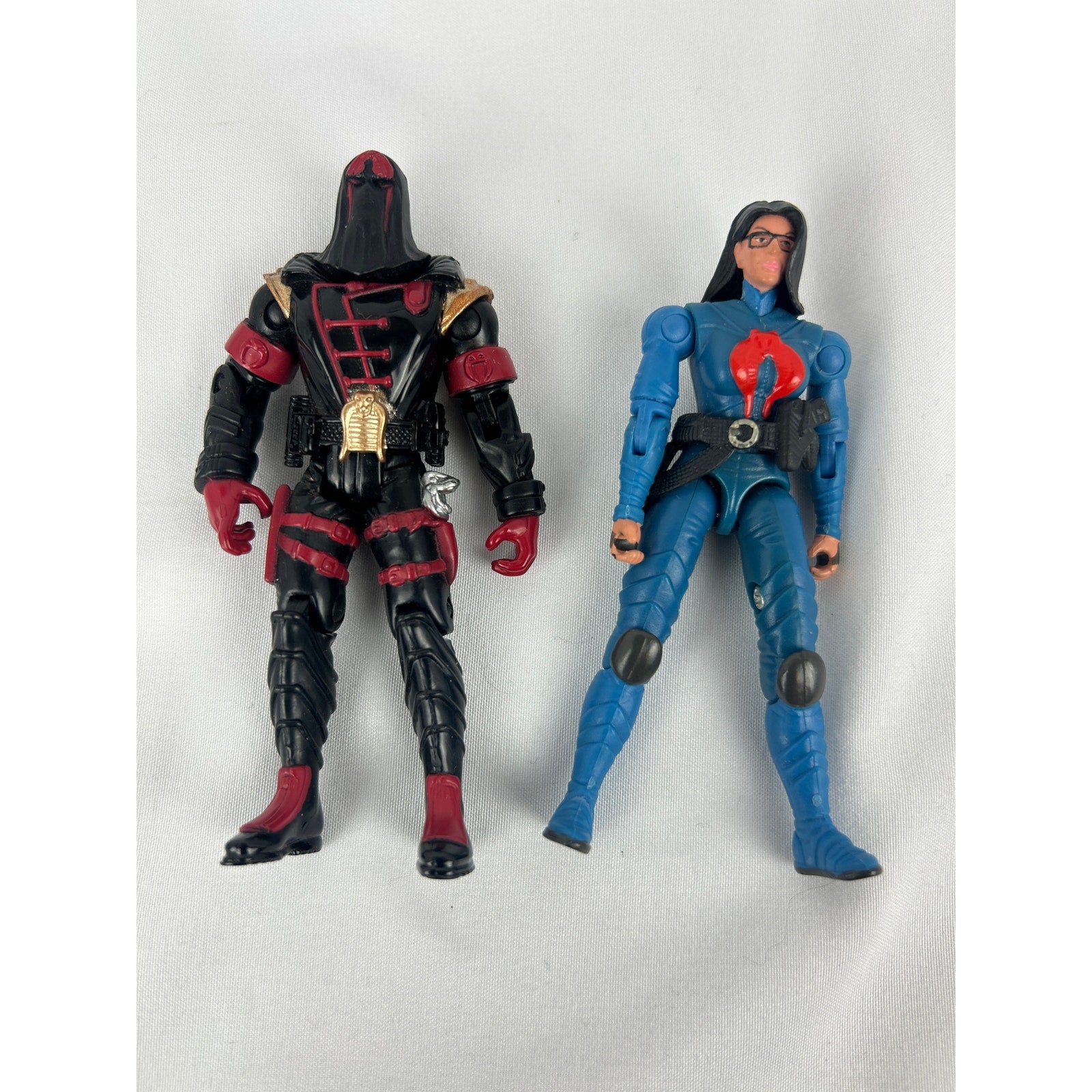 GI Joe Cobra Commander Figure Lot Neo Viper Baroness C.L.A.W.S.