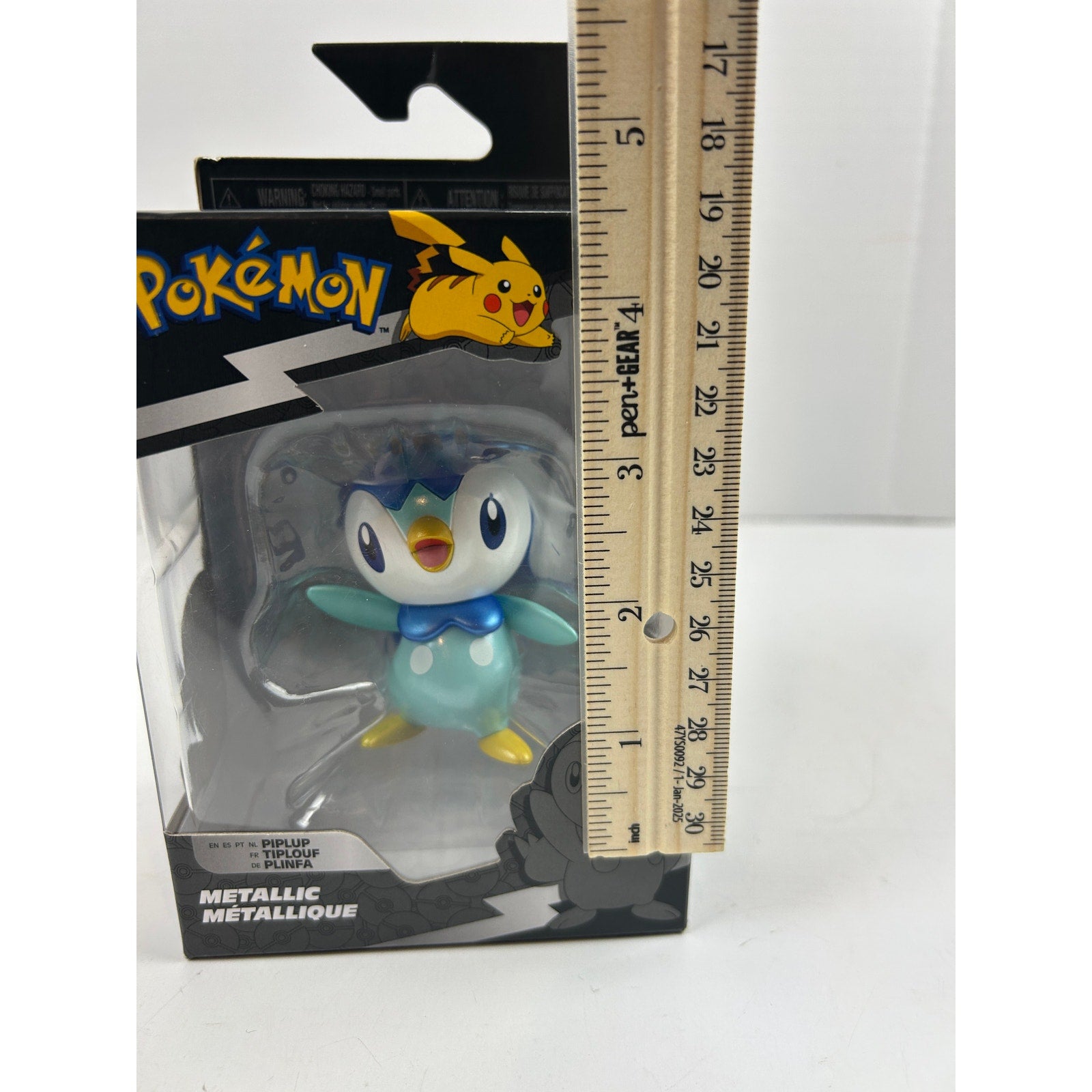 Pokémon Select Metallic Piplup Series 2 Battle Figure NEW IN BOX Jazwares