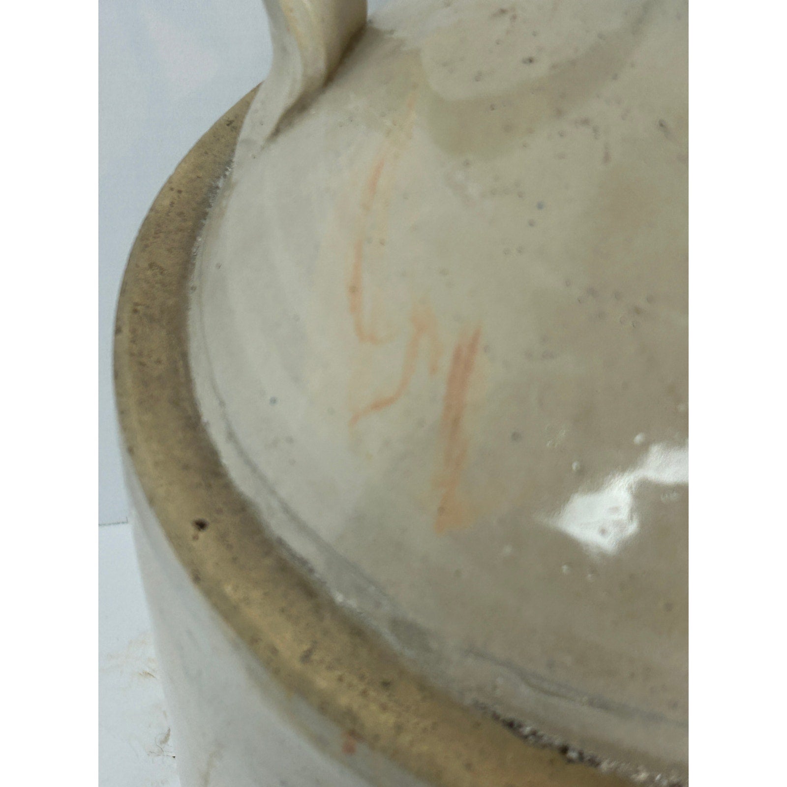 Antique Red Wing 5-Gallon Salt Glaze Jug with Wing and Cobalt “5” Mark