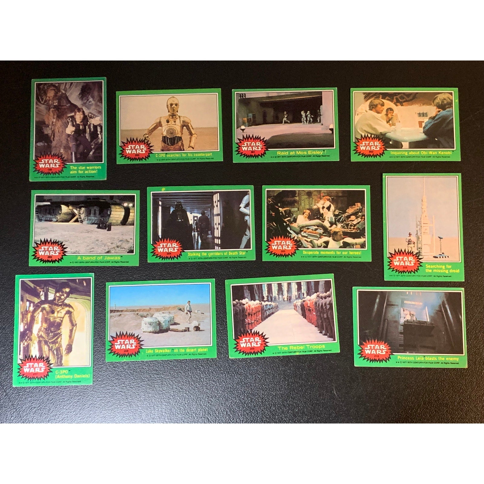 1978 Topps Star Wars Series 4 Complete Set Very Good