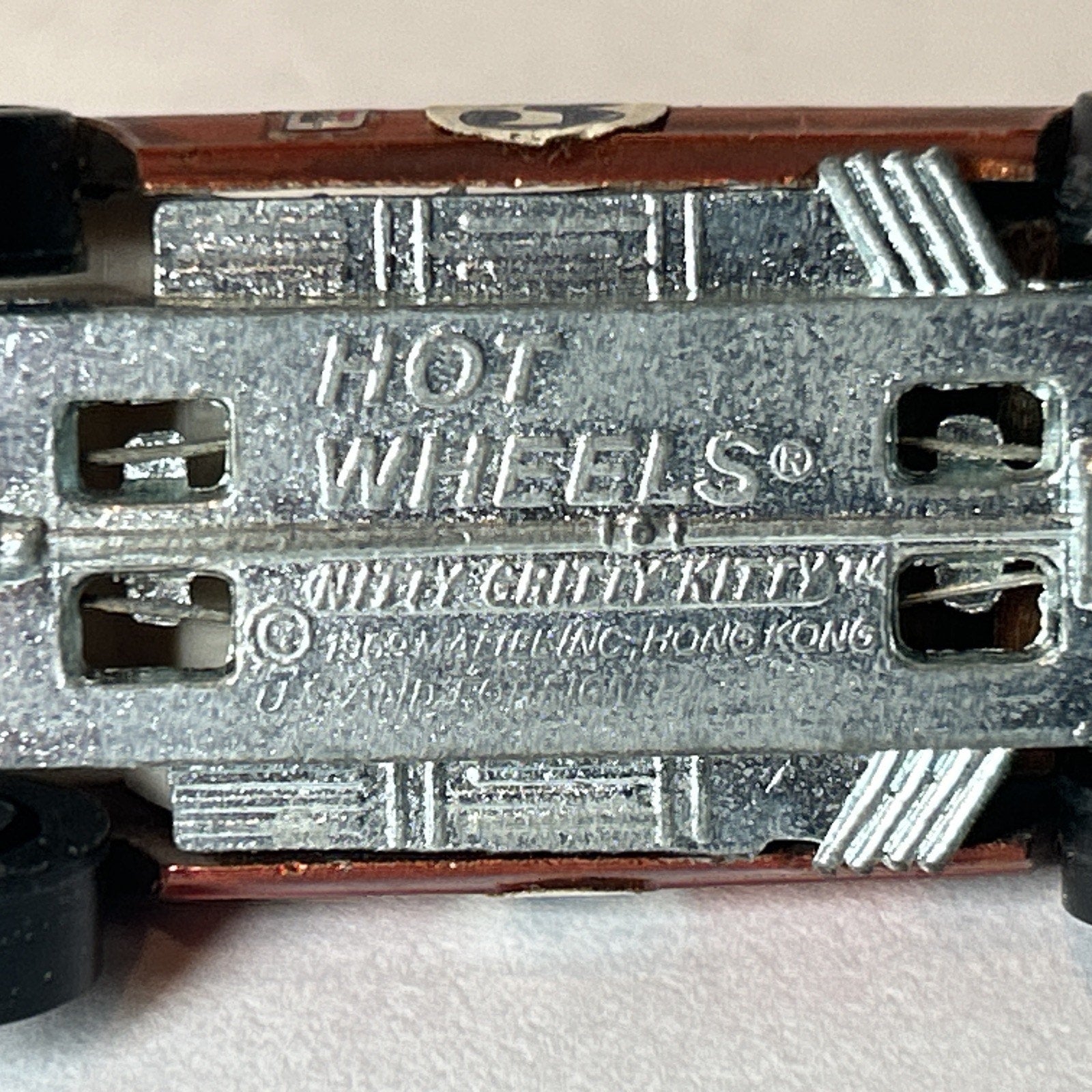 Hot Wheels Redline Orange 1969 "Nitty Gritty Kitty" Near MInt Condition