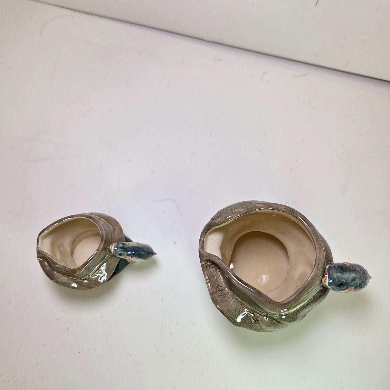 Royal Doulton The Poacher Toby Mugs Pair 1954 Mini & Small Sizes 2.5in 4in