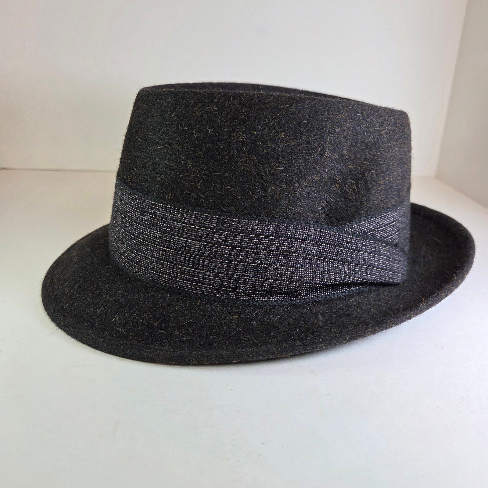 Vintage Stetson Royal De Luxe Pork Pie Hat Maurice Rothschild 6 7/8 Minneapolis