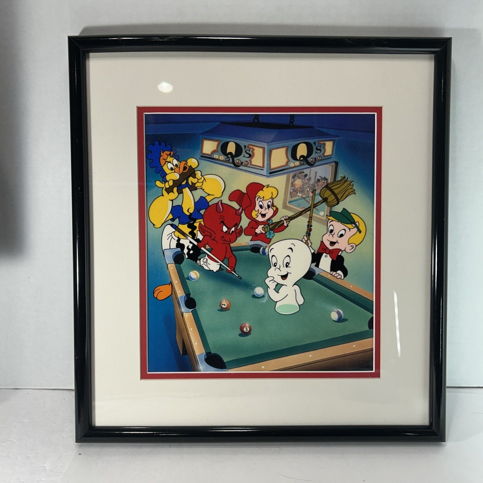 Hanna–Barbera Framed Pop Art: Casper, Richie Rich, Wendy, Baby Huey, Hot Stuff