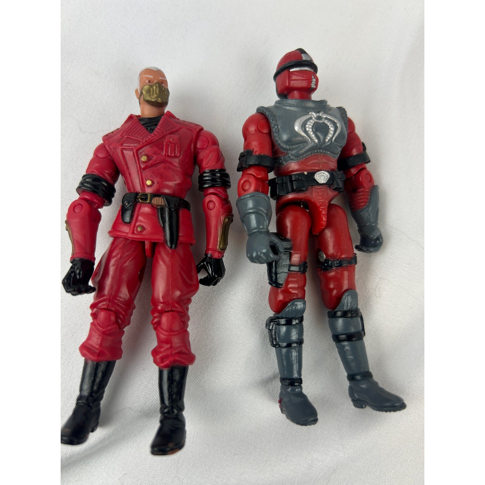 GI Joe Cobra Leadership lot 10 Cobra Commander x4 with Baroness Destro 3.75