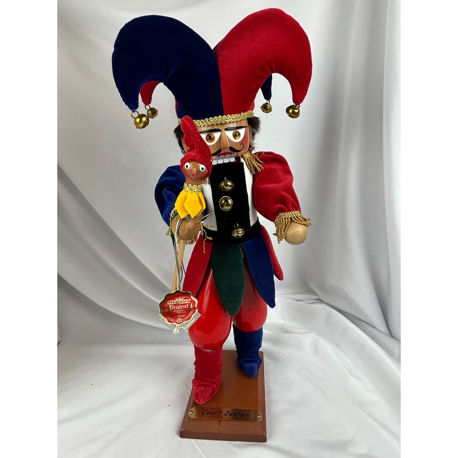 Steinbach Court Jester Nutcracker Ltd 274/7500 Adrian Taron Box Tags Germany