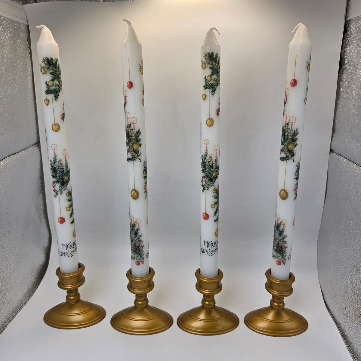 Villeroy & Boch 2004 Scandinavian Christmas Tree Tealight Holder Set Rare