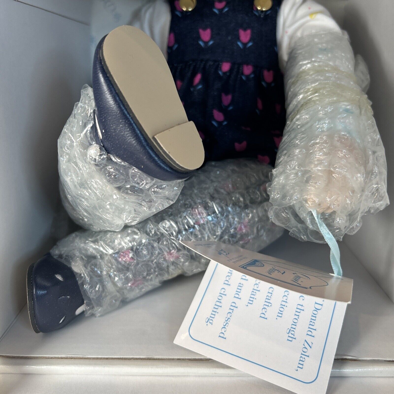 Quiet Time Porcelain Doll by Donald Zolan Hamilton 1992 COA Original Box