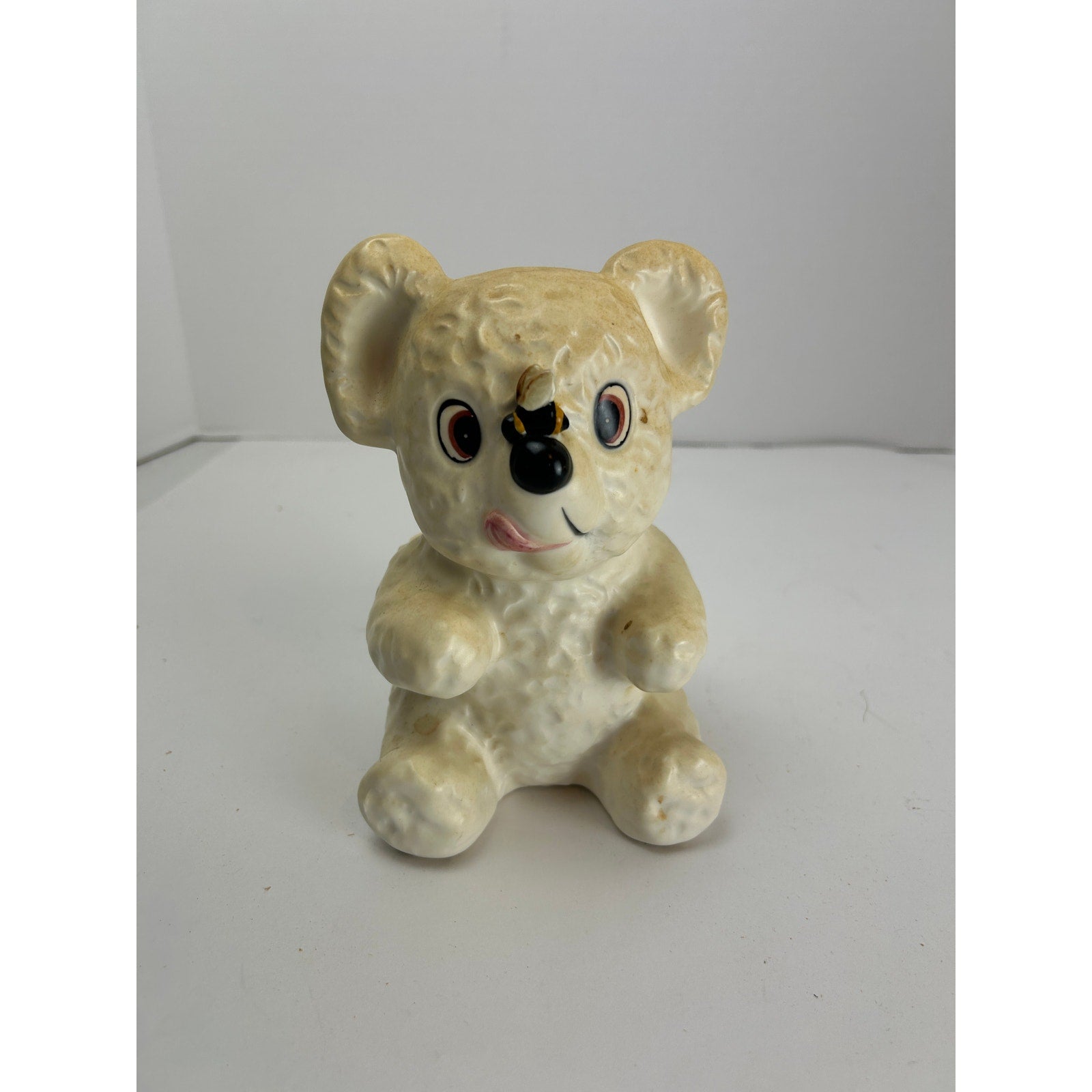 Vintage INARCO Bear Planter Ceramic Figurine Cleveland Ohio E-1692