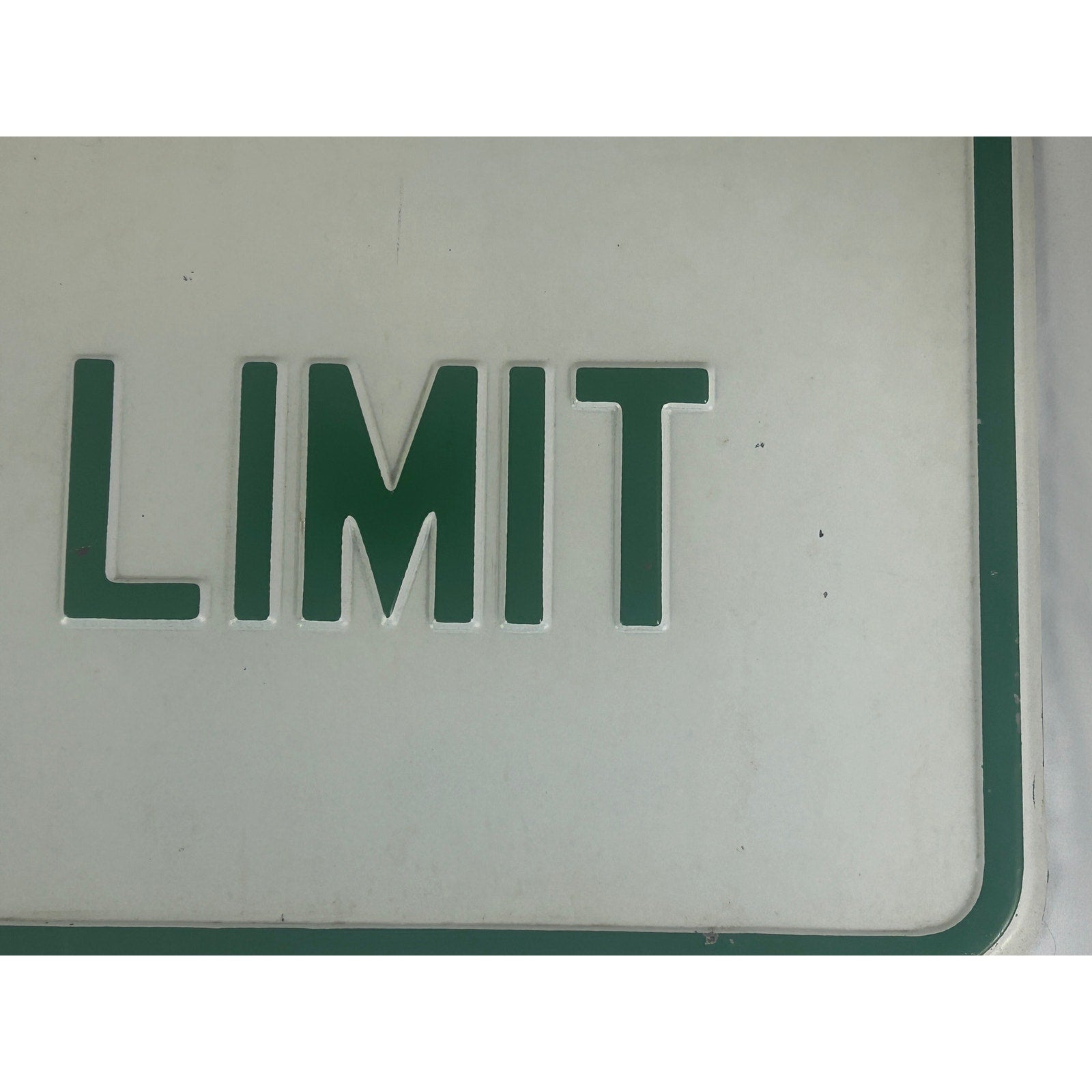 Beardstown Illinois City Limits Sign Large Green White Road Sign
