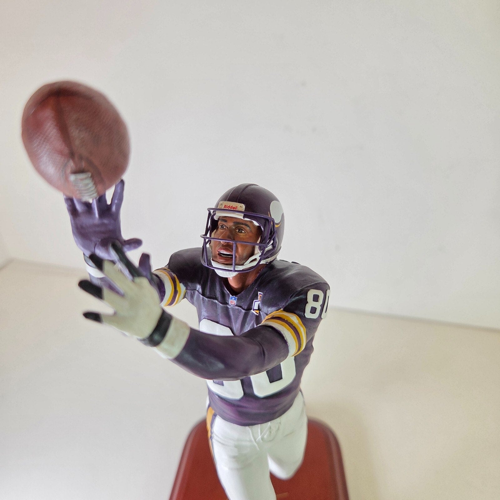 Cris Carter Danbury Mint Minnesota Vikings Figurine w/COA NFL Legends 2002