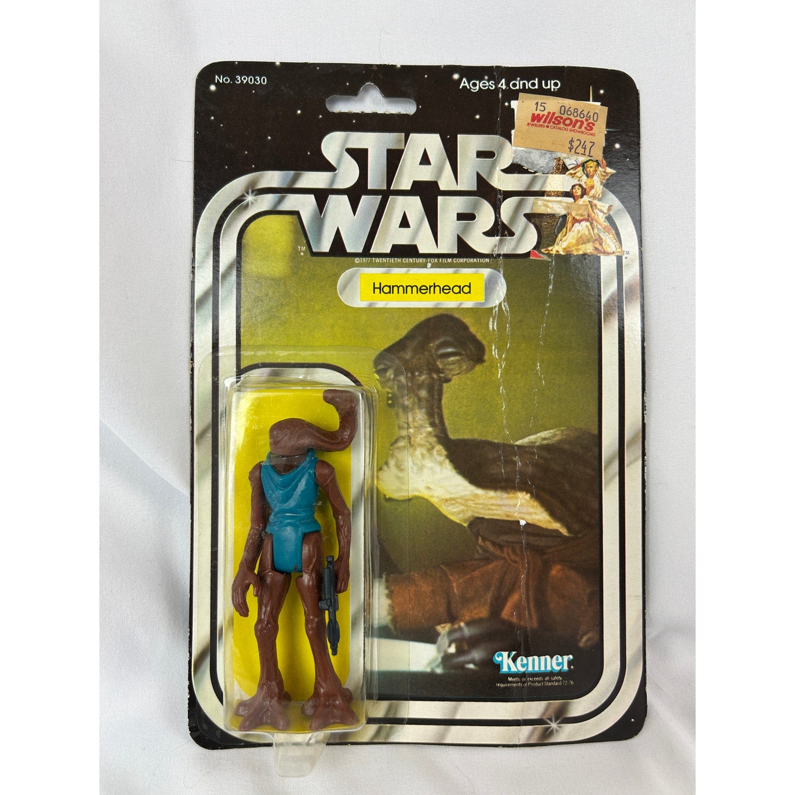 Vintage Star Wars Hammerhead 1978 Kenner 12 Back MOC Carded Figure