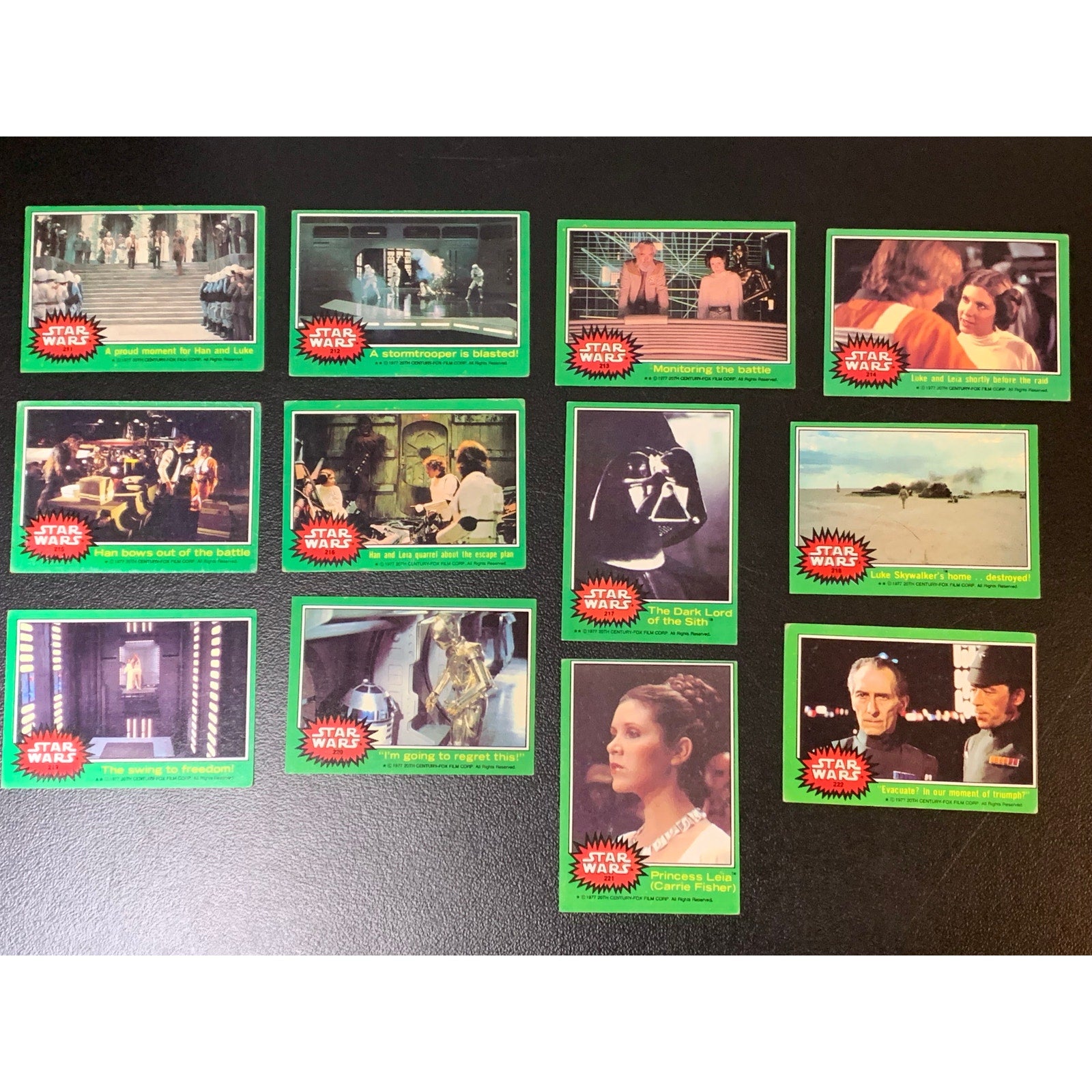 1978 Topps Star Wars Series 4 Complete Set Very Good