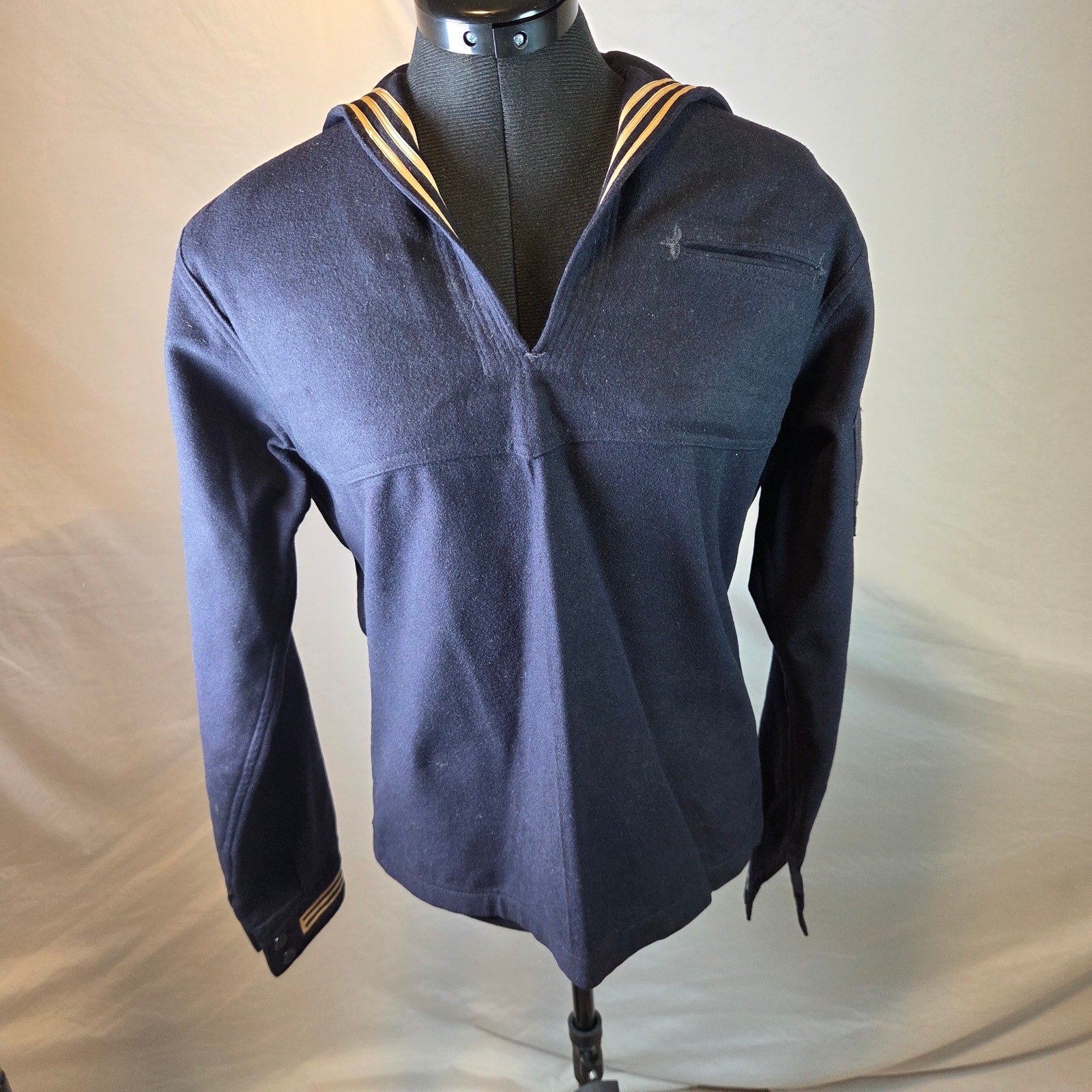 Vintage Seafarer US Navy Dress Blue Crackerjack Uniform Set Dragon BM2 32x29